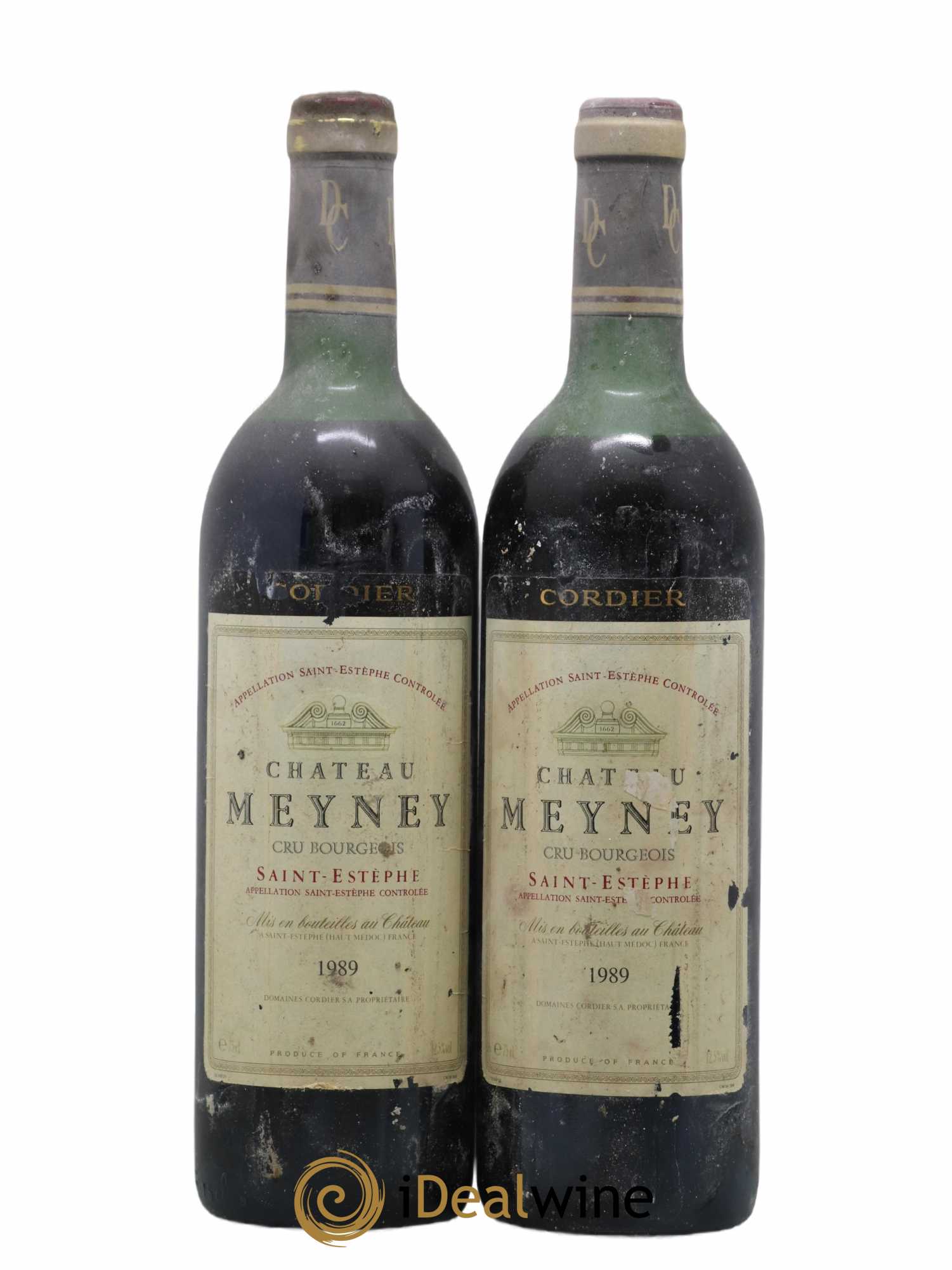 Château Meyney 1989 - Lot de 2 bouteilles - 0