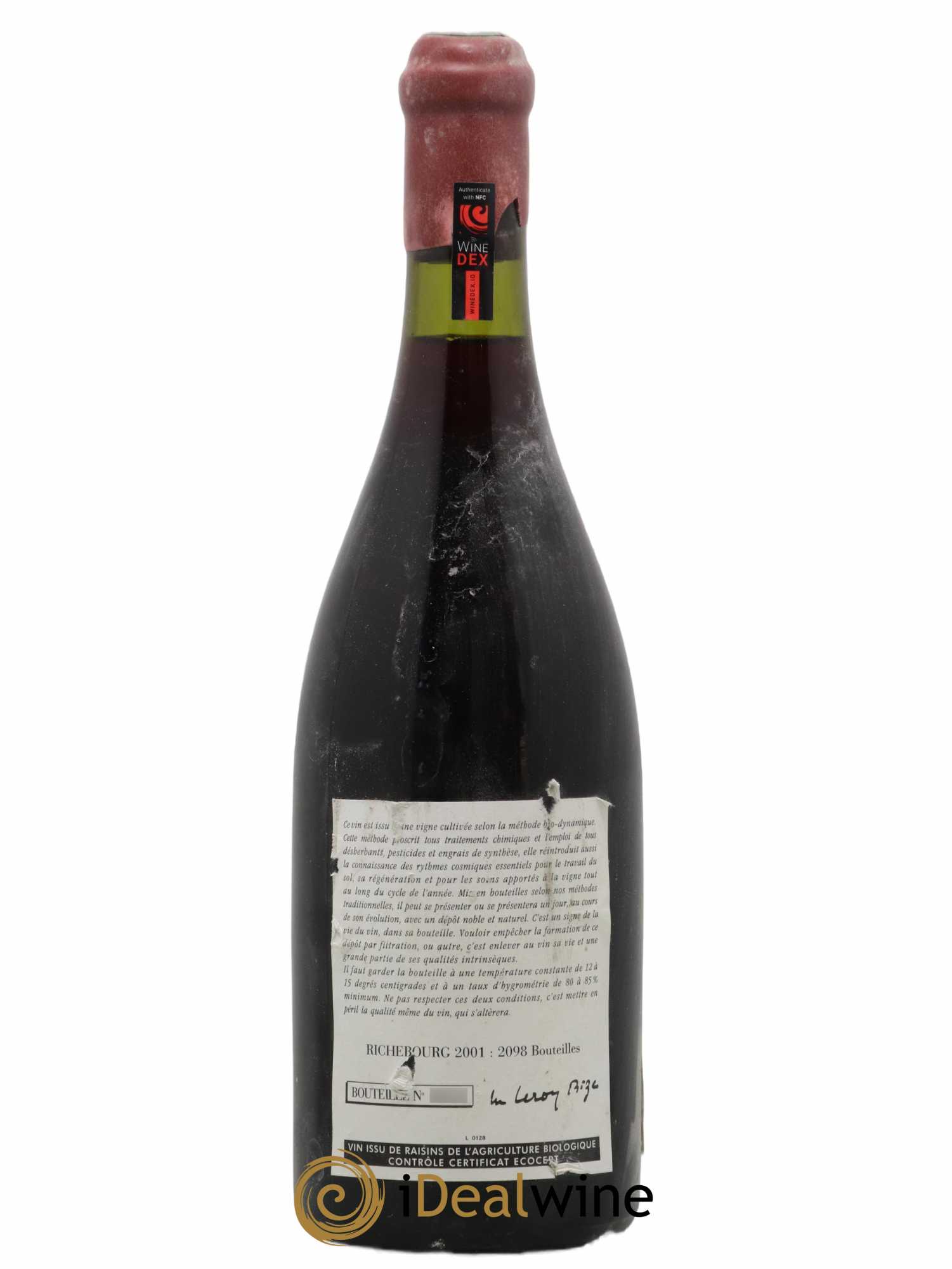 Richebourg Grand Cru Leroy (Domaine) 2001 - Lot of 1 bottle - 1