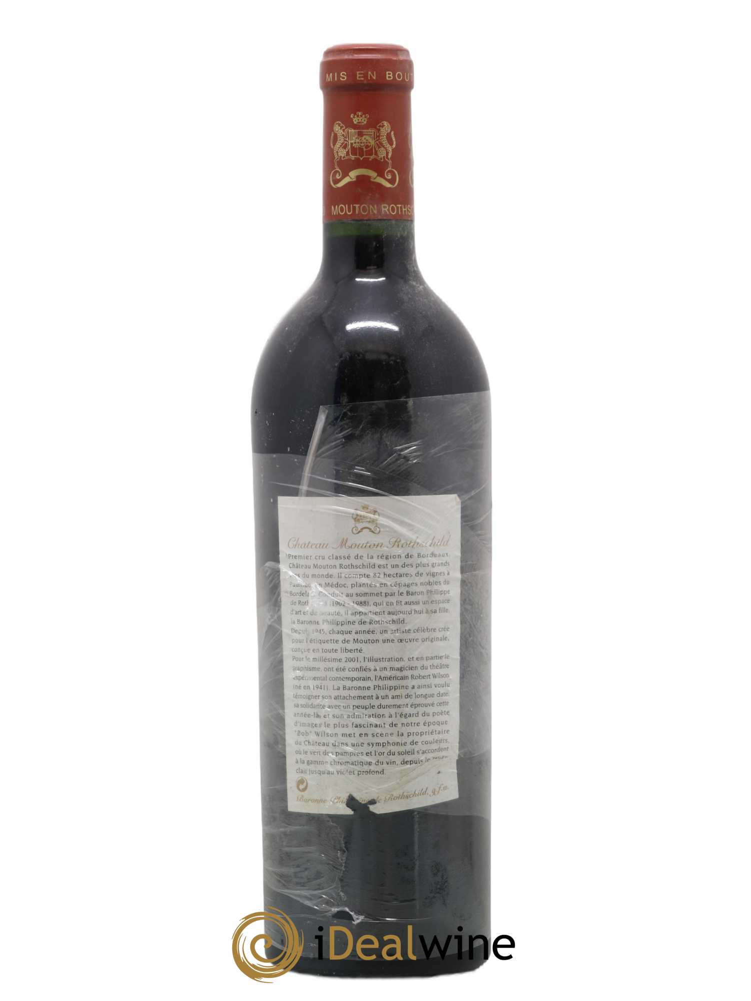 Château Mouton Rothschild 1er Grand Cru Classé 2001 - Lot of 1 bottle - 1