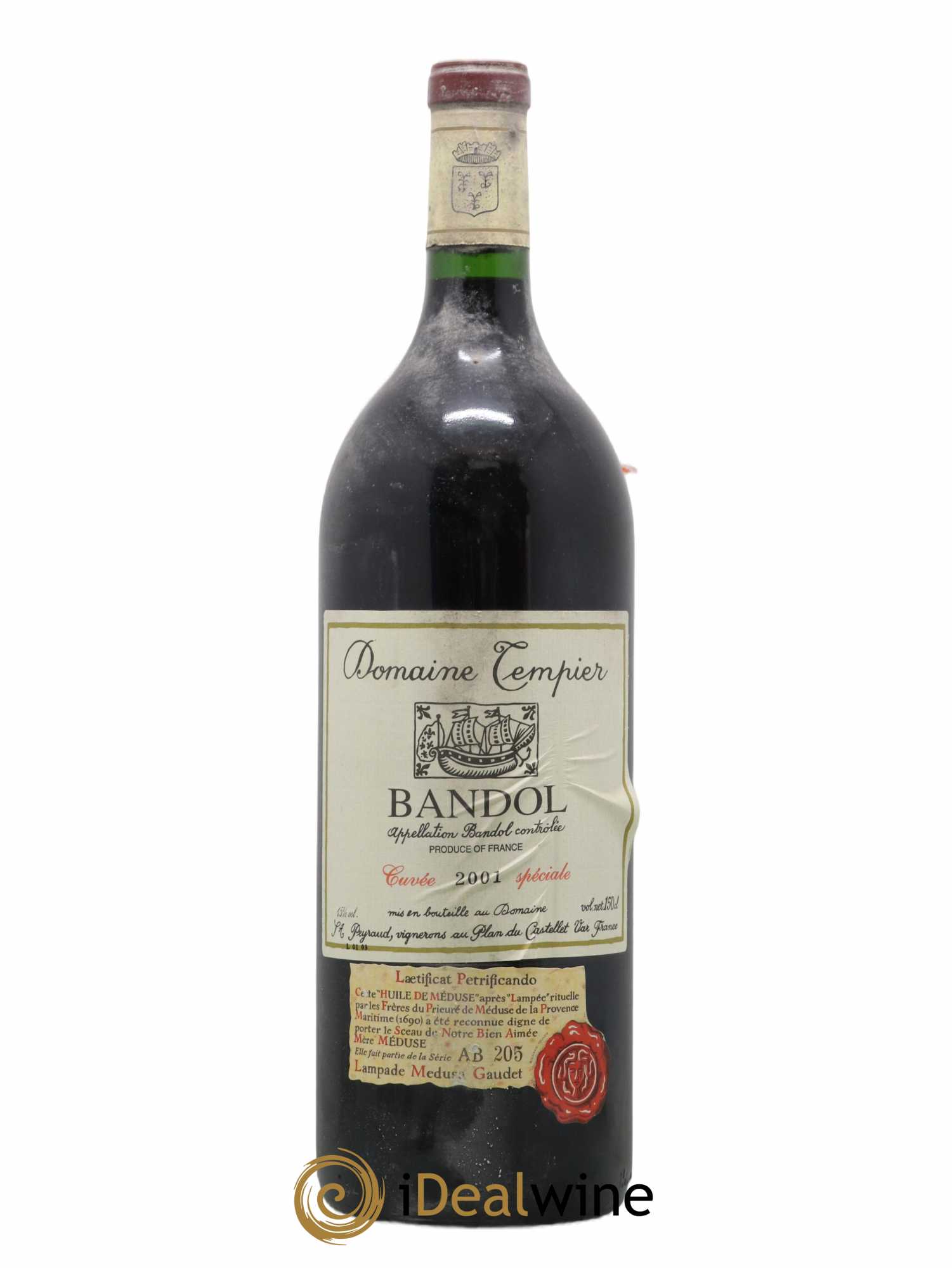 Bandol Domaine Tempier Cuvée spéciale Famille Peyraud 2001 - Lot de 1 magnum - 0