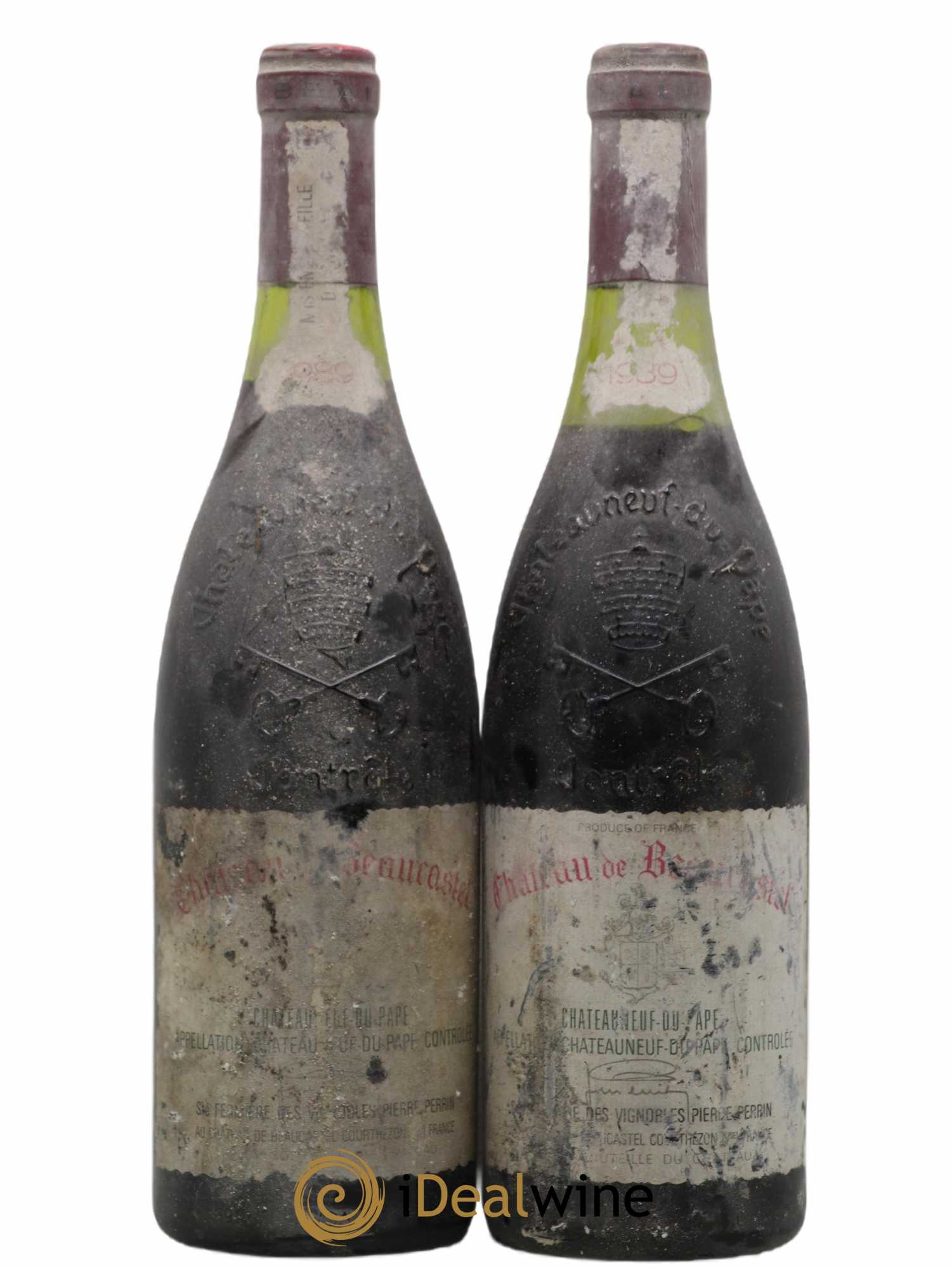 Châteauneuf-du-Pape Château de Beaucastel Famille Perrin 1989 - Lot de 2 bouteilles - 0