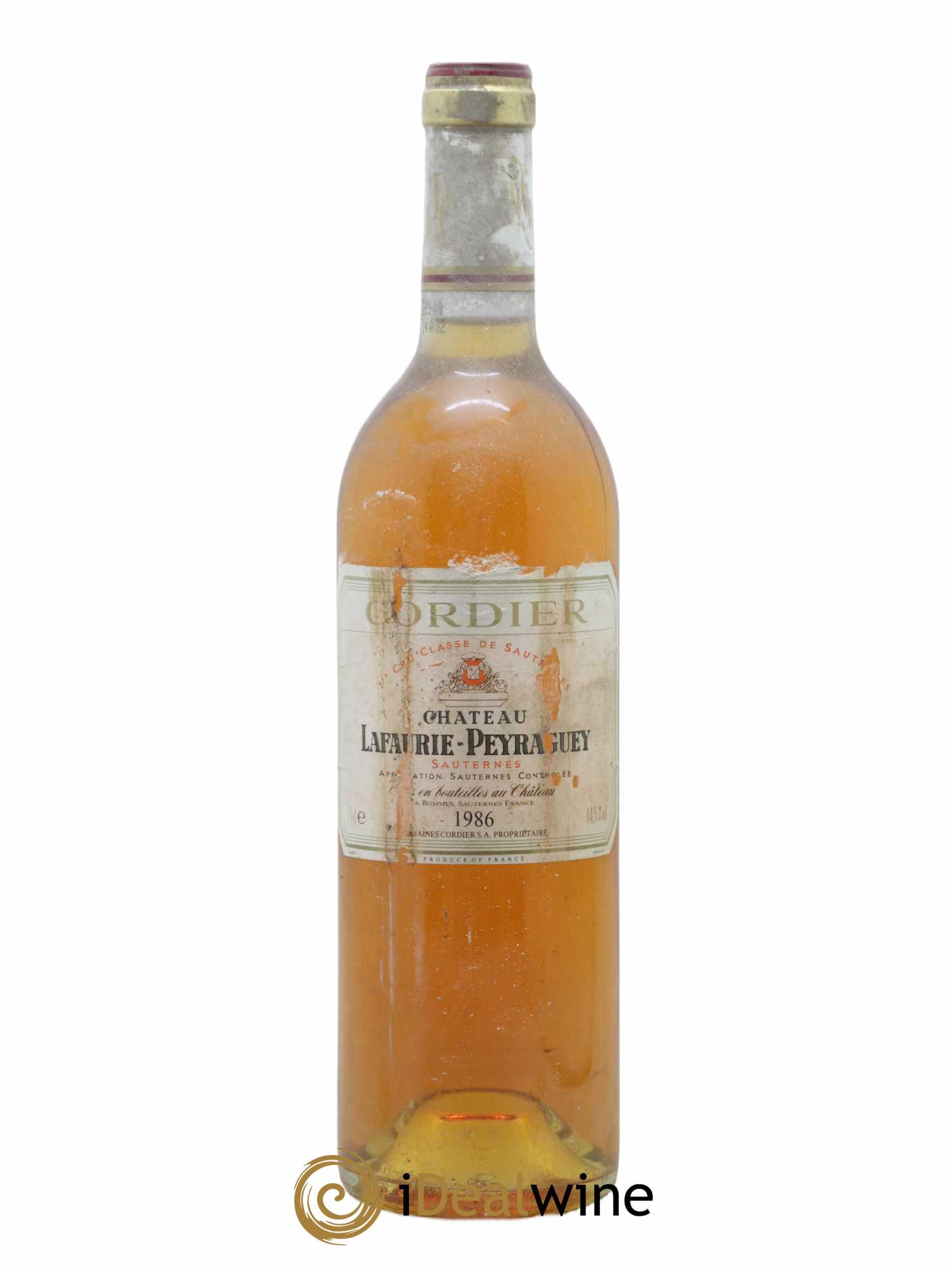 Château Lafaurie-Peyraguey 1er Grand Cru Classé 1986 - Lotto di 1 bottiglia - 0