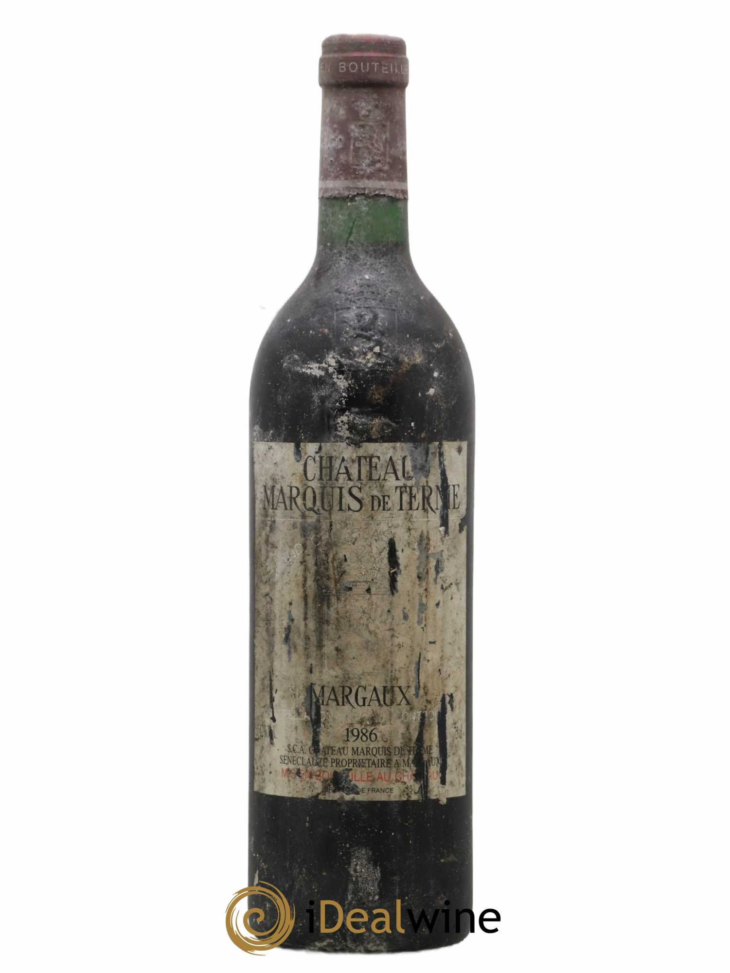 Château Marquis de Terme 4ème Grand Cru Classé 1986 - Lot de 1 bouteille - 0