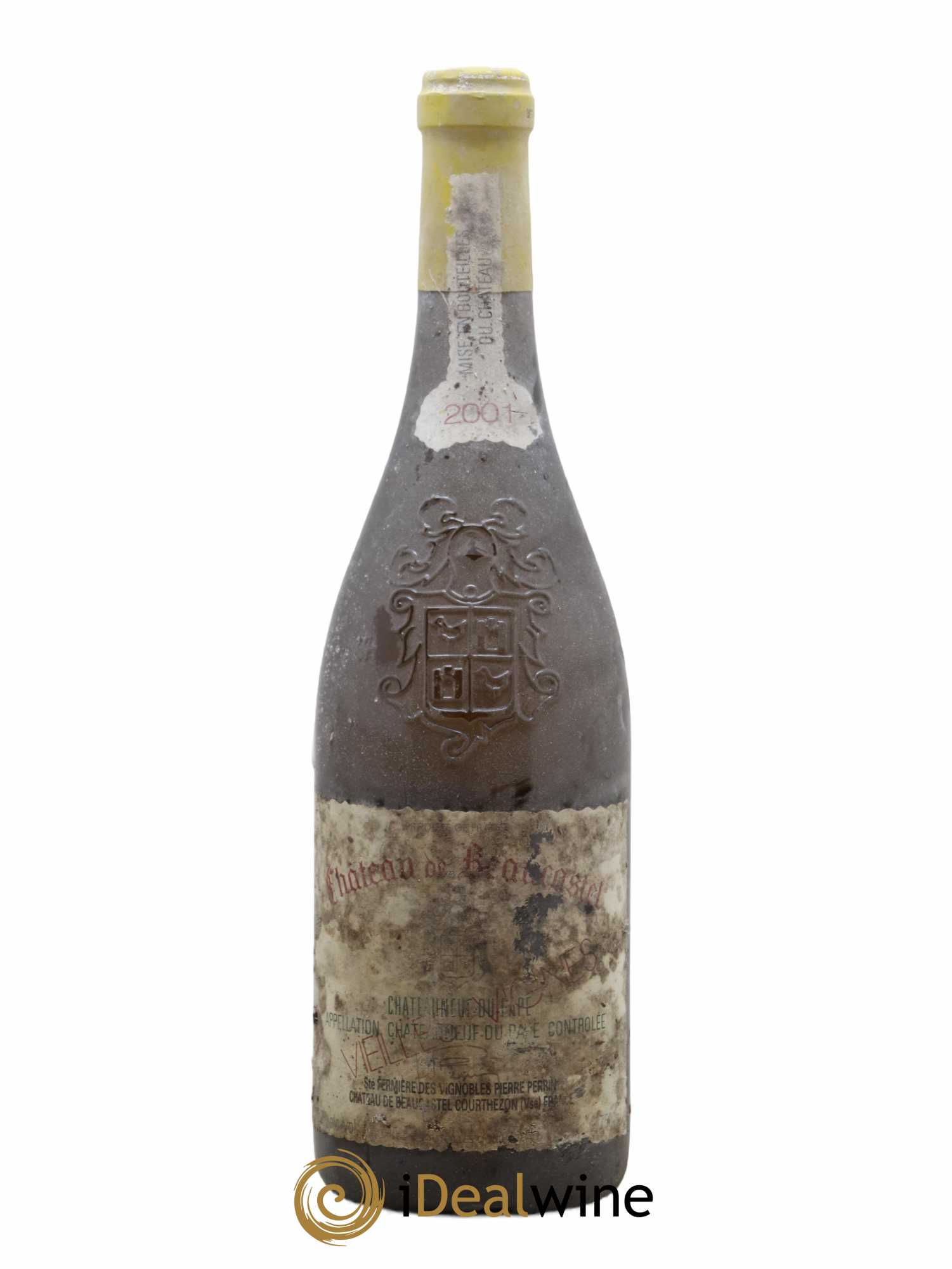 Châteauneuf-du-Pape Château de Beaucastel Vieilles vignes Roussanne Famille Perrin 2001 - Lot de 1 bouteille - 0