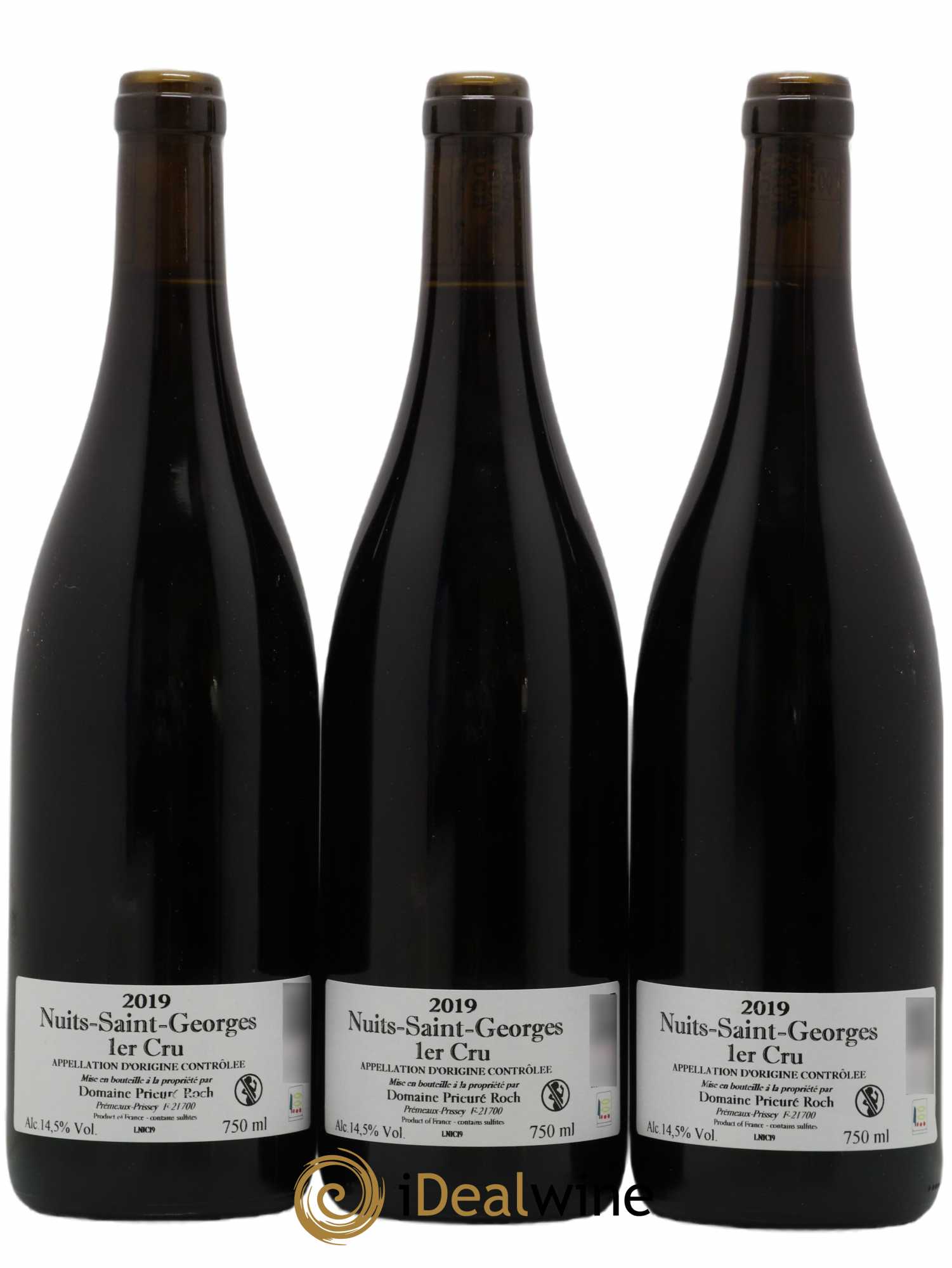 Nuits-Saint-Georges 1er Cru Prieuré Roch 2019 - Lot de 3 bouteilles - 1