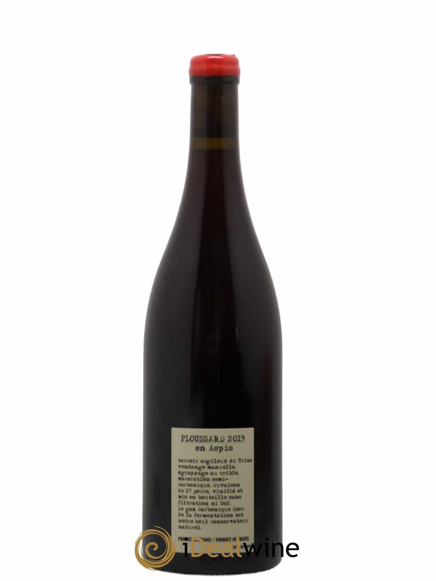 Arbois-Pupillin Ploussard En Aspis Adeline Houillon & Renaud Bruyère 2019 - Posten von 1 Flasche - 1