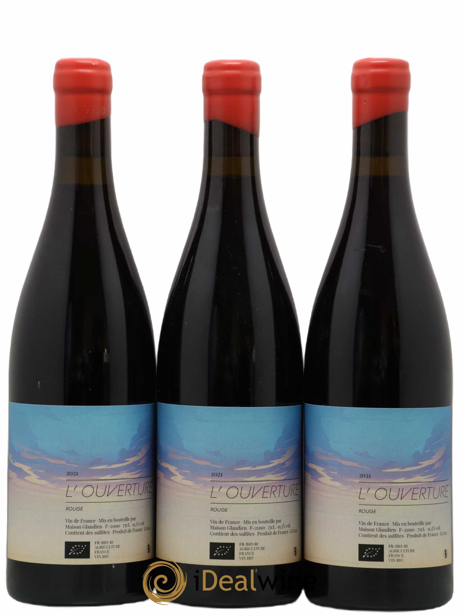 Vin de France L'Ouverture Maison Glandien 2021 - Lot de 3 bouteilles - 0