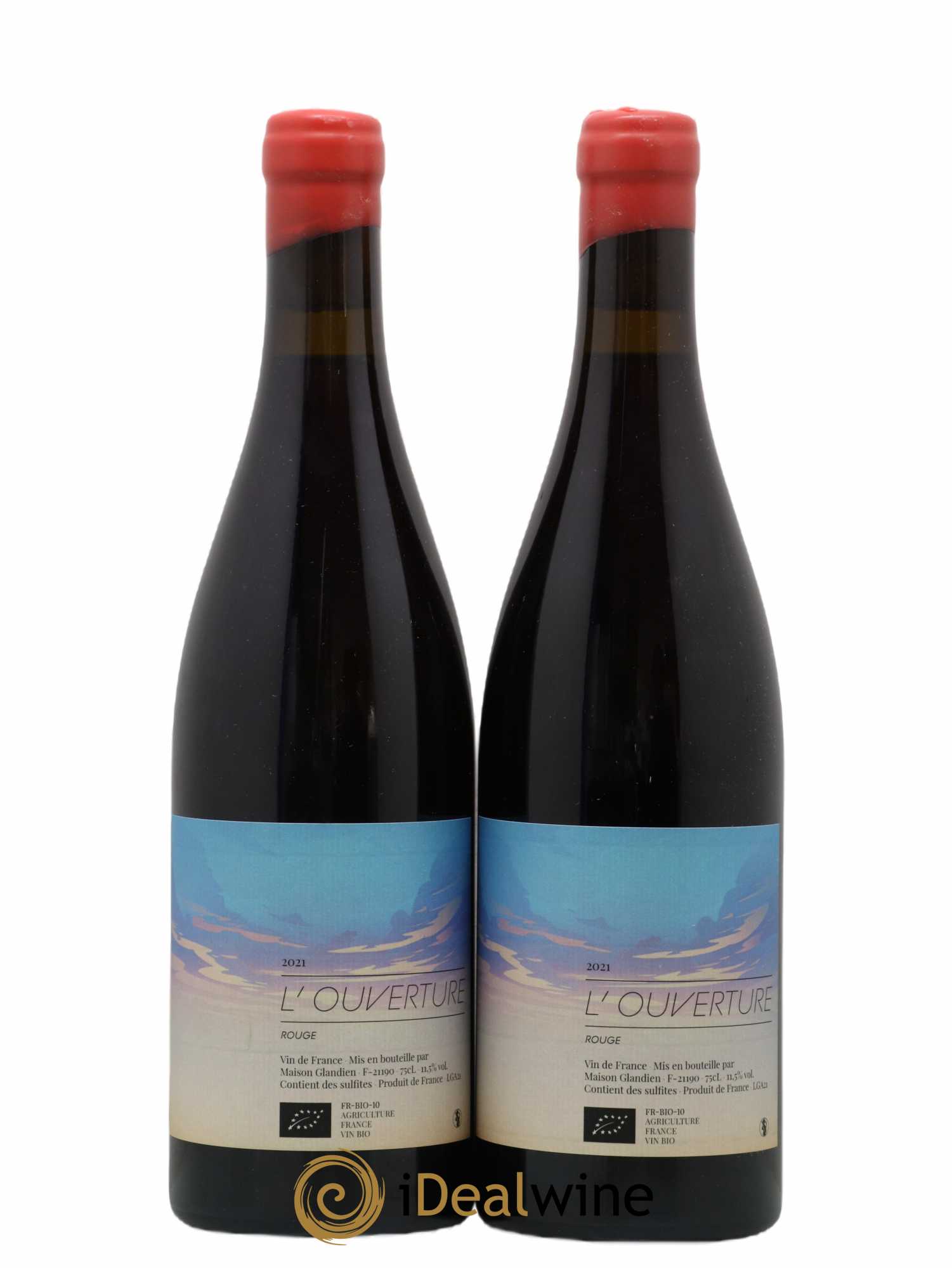 Vin de France L'Ouverture Maison Glandien 2021 - Lot de 2 bouteilles - 0