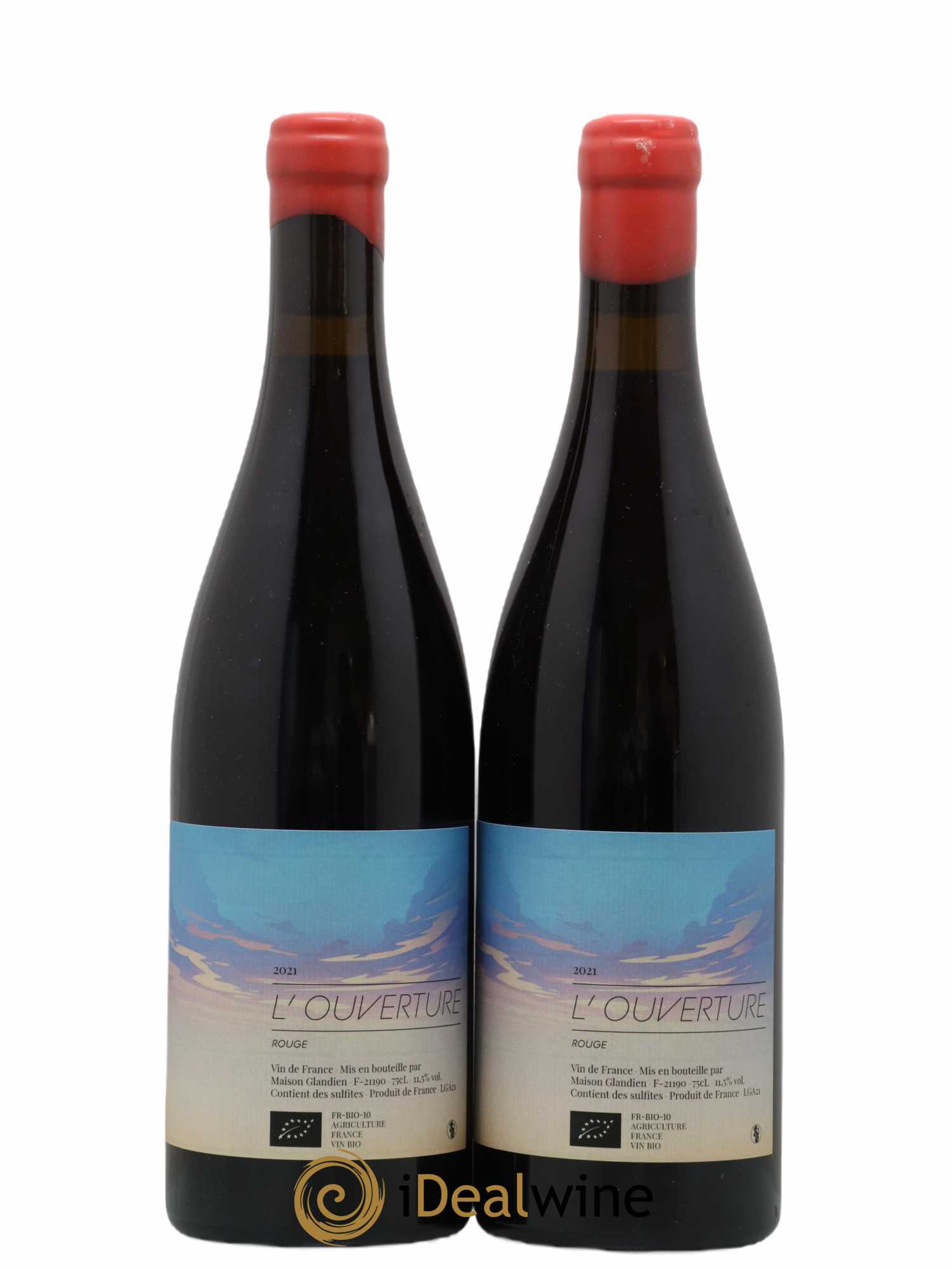 Vin de France L'Ouverture Maison Glandien 2021 - Lot de 2 bouteilles - 0