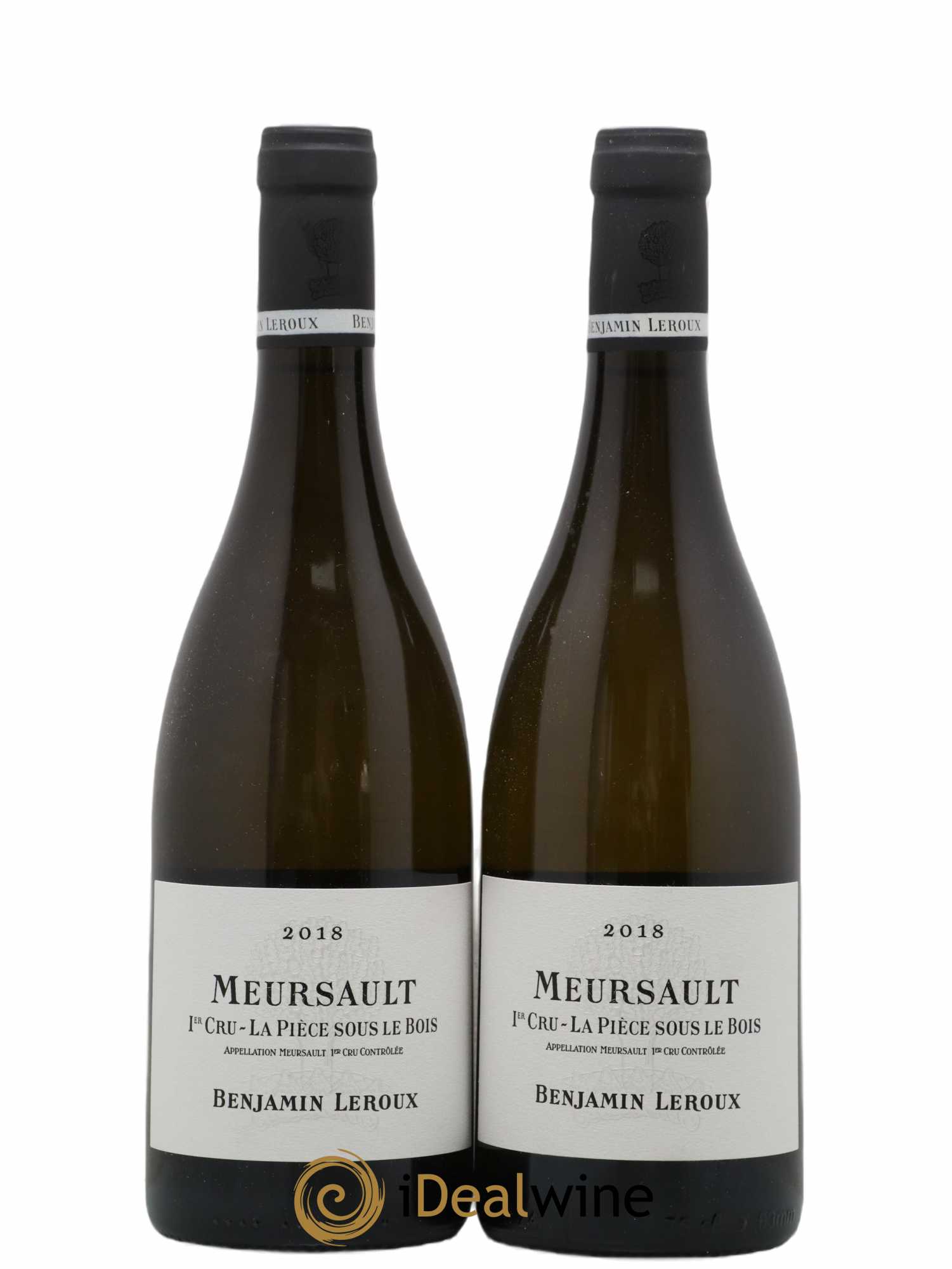Meursault 1er Cru La Piece Sous Le Bois Benjamin Leroux 2018 - Lot de 2 bouteilles - 0