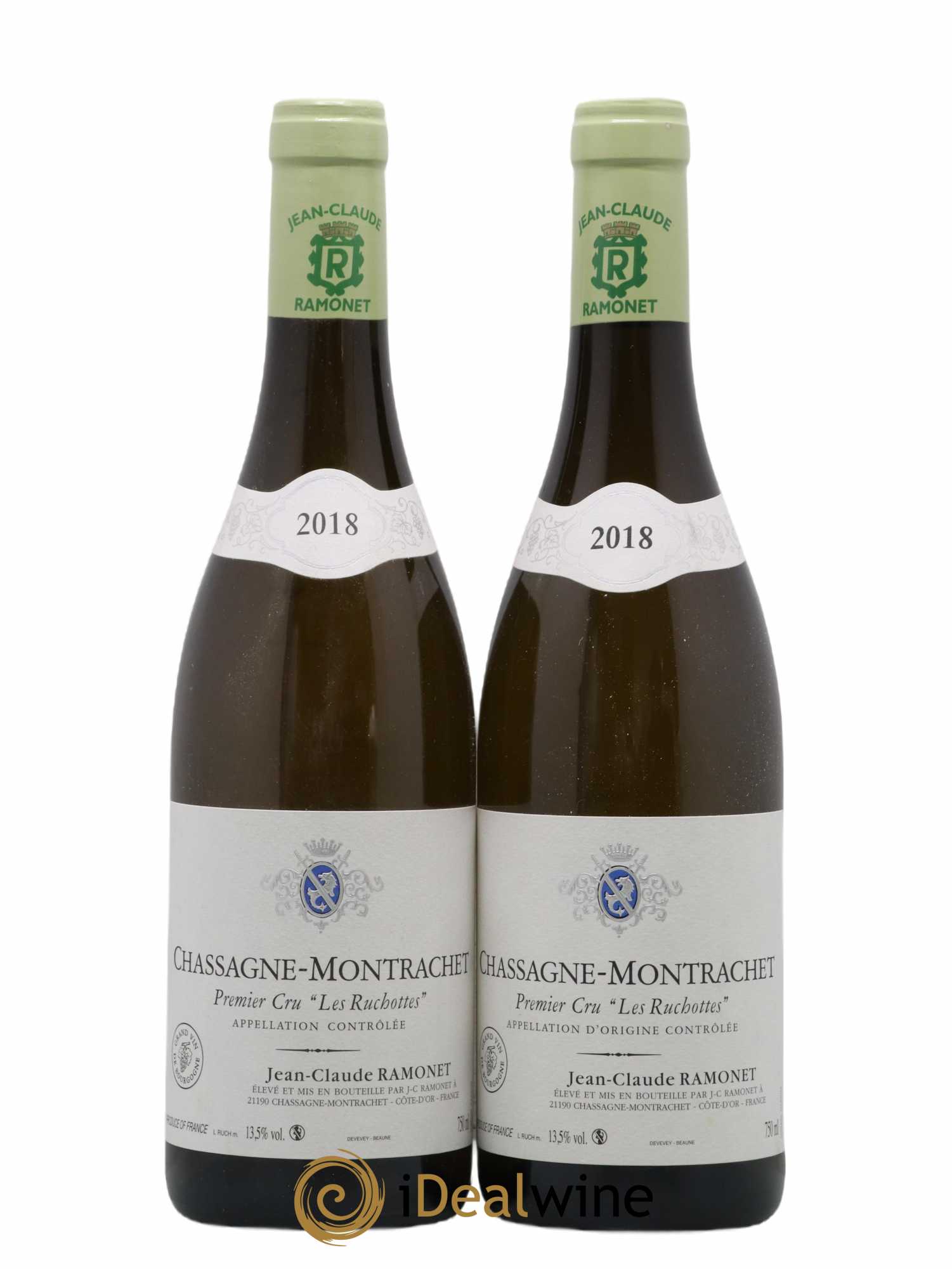 Chassagne-Montrachet 1er Cru Les Ruchottes Ramonet (Domaine) 2018 - Lot de 2 bouteilles - 0
