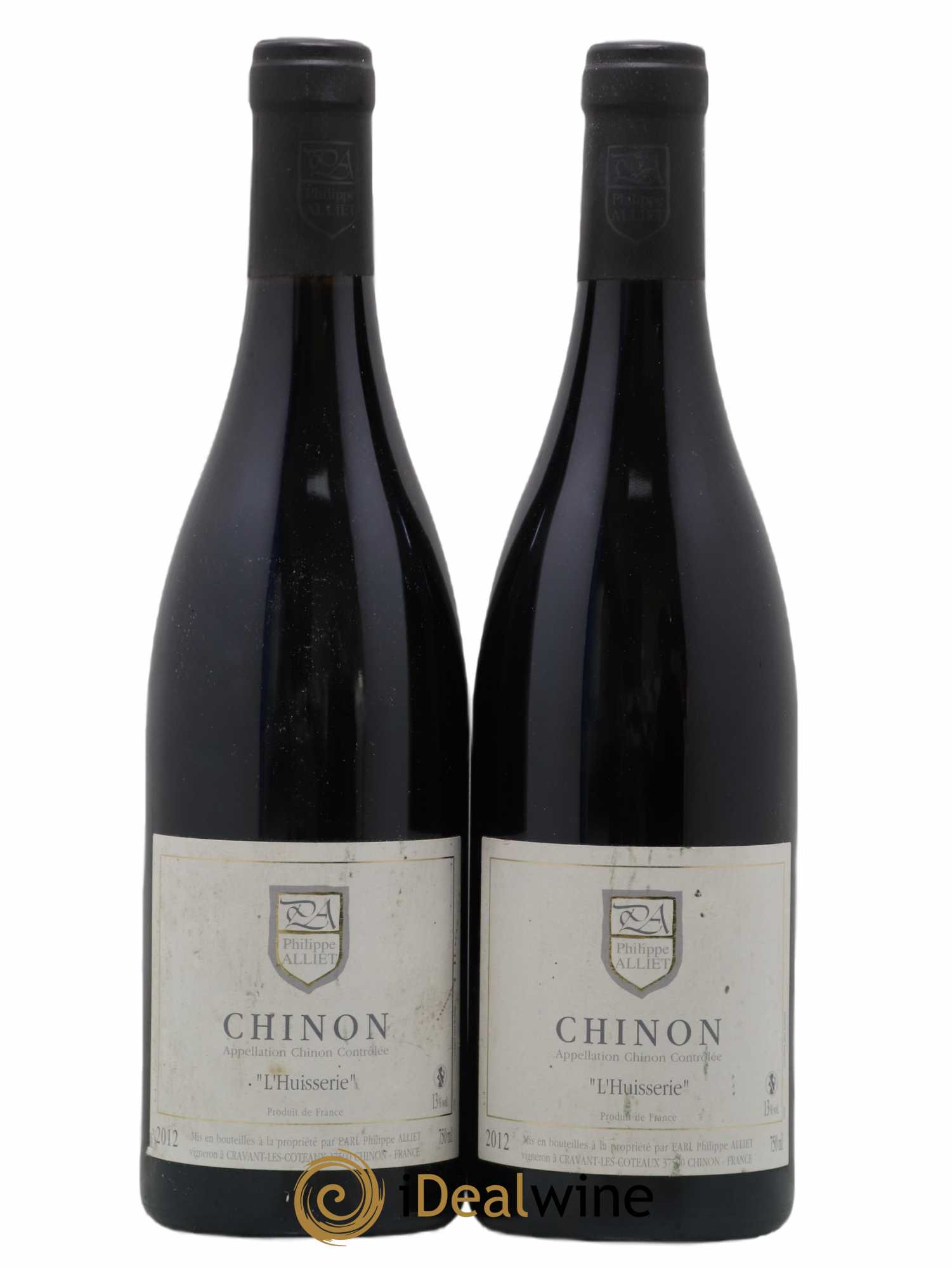 Chinon L'Huisserie Philippe Alliet 2012 - Lot de 2 bouteilles - 0