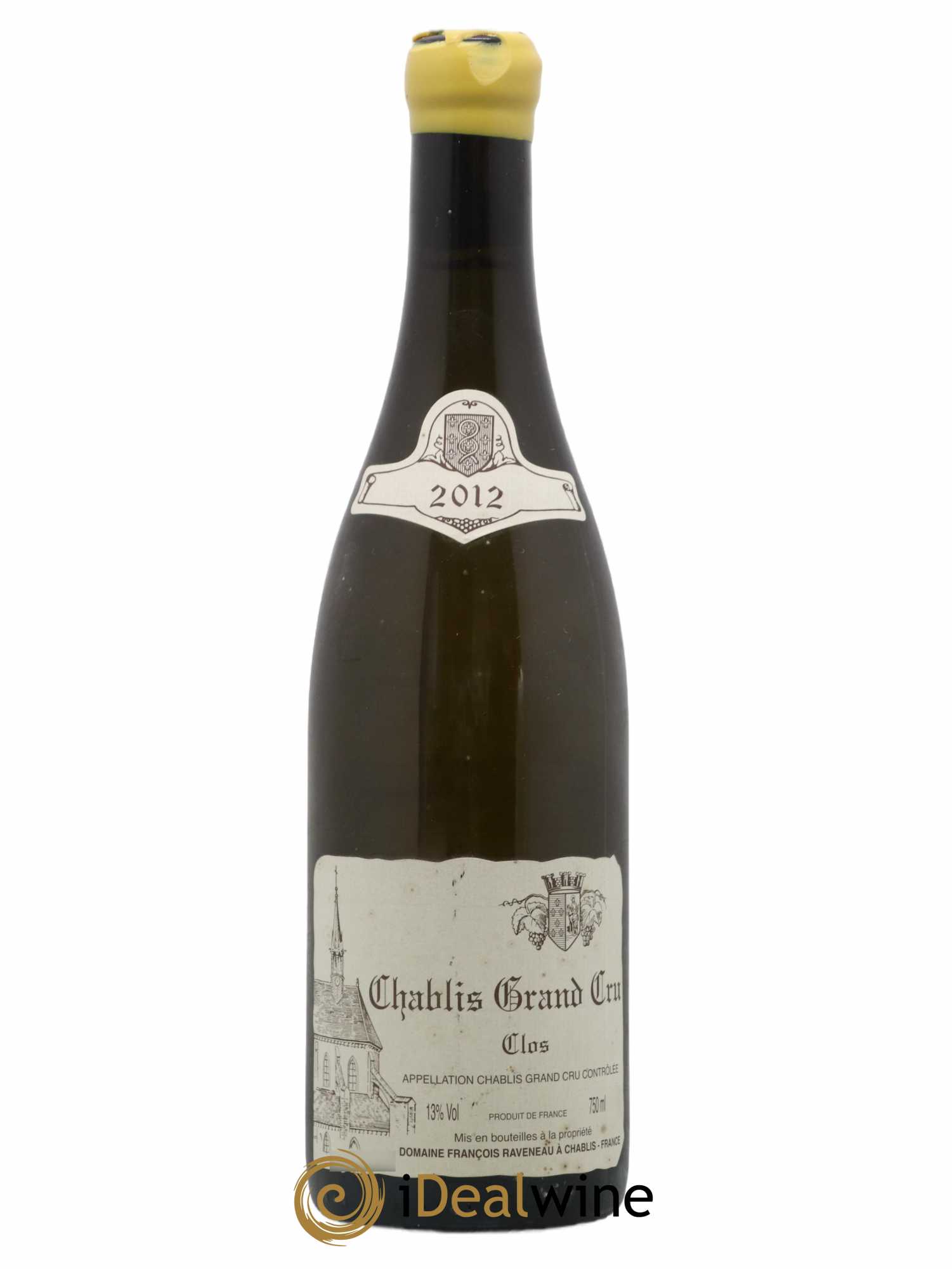 Chablis Grand Cru Clos Raveneau (Domaine) 2012 - Lot de 1 bouteille - 0