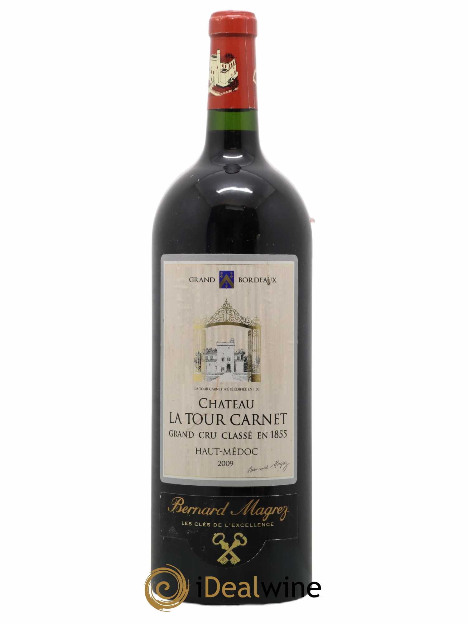 Château la Tour Carnet 4ème Grand Cru Classé 2009 - Lot de 1 magnum - 0