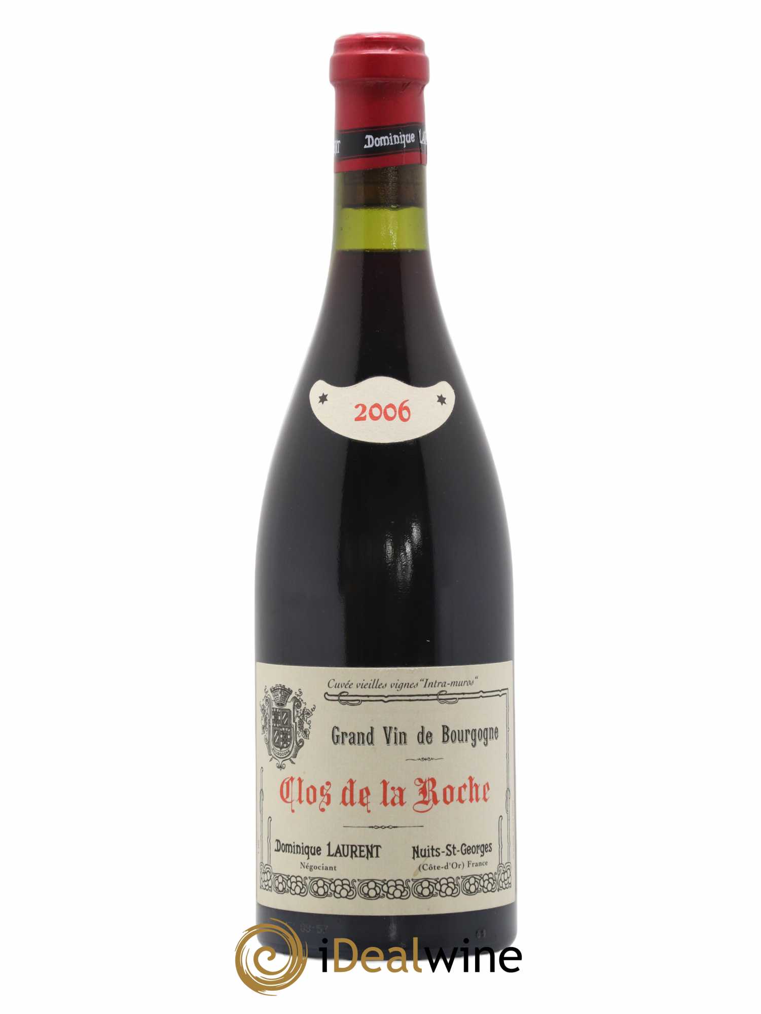 Clos de la Roche Grand Cru Vieilles vignes Intra-muros Dominique Laurent 2006 - Lot de 1 bouteille - 0