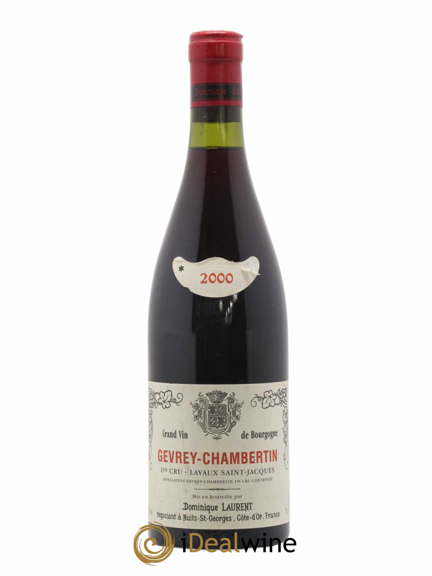 Gevrey-Chambertin 1er Cru Lavaux Saint-Jacques Dominique Laurent 2000 - Lot de 1 bouteille - 0