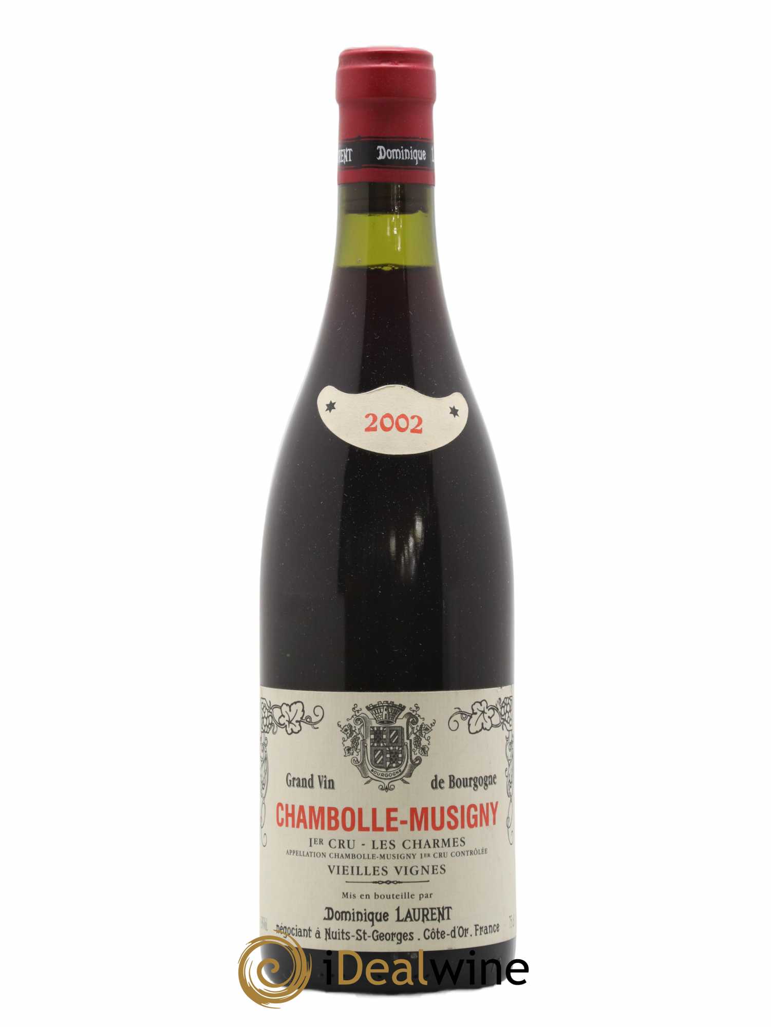 Chambolle-Musigny 1er Cru Les Charmes Vieilles Vignes Dominique Laurent 2002 - Lot de 1 bouteille - 0
