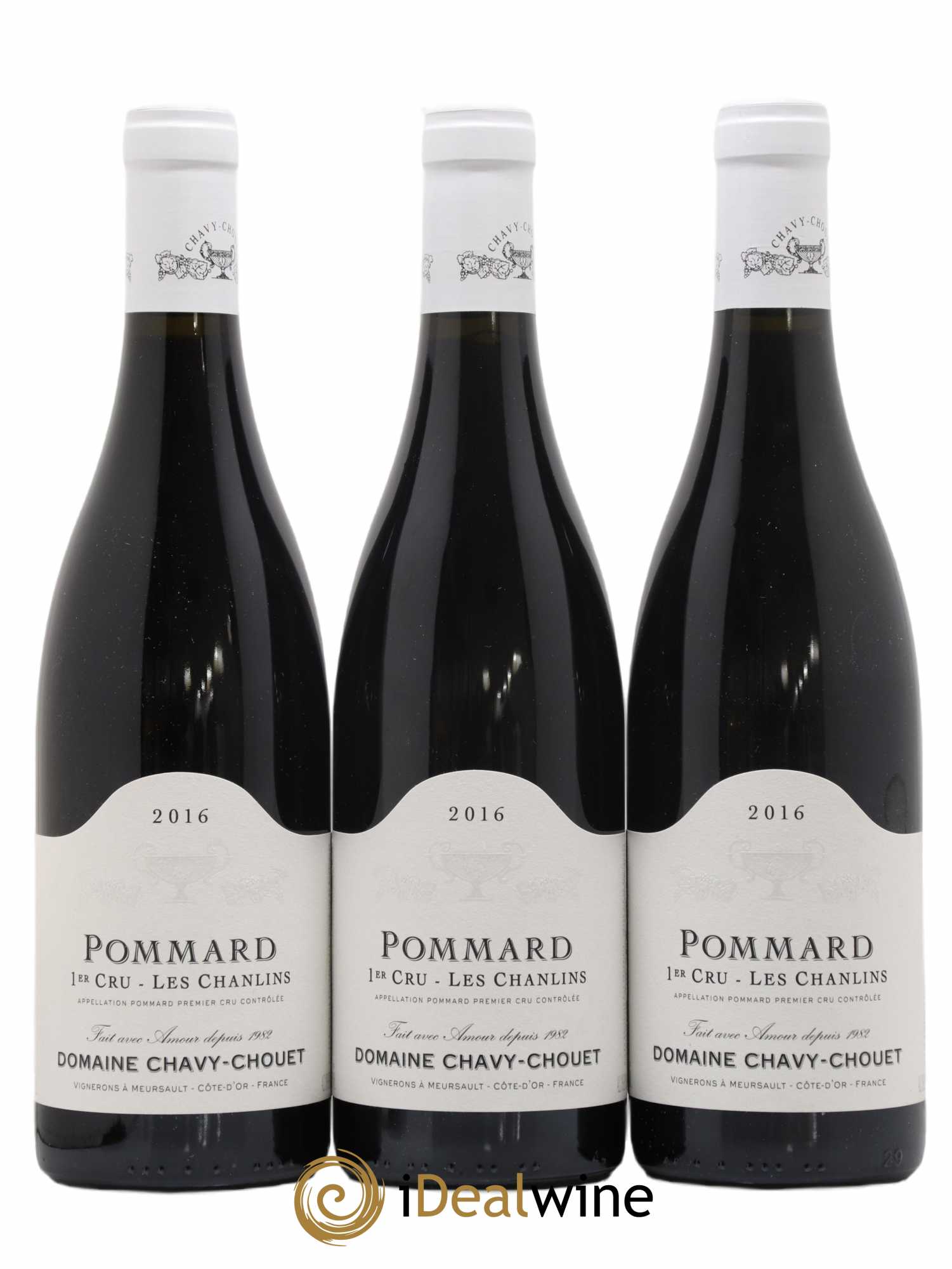 Pommard 1er Cru Les Chanlins Chavy-Chouet 2016 - Lot de 3 bouteilles - 0