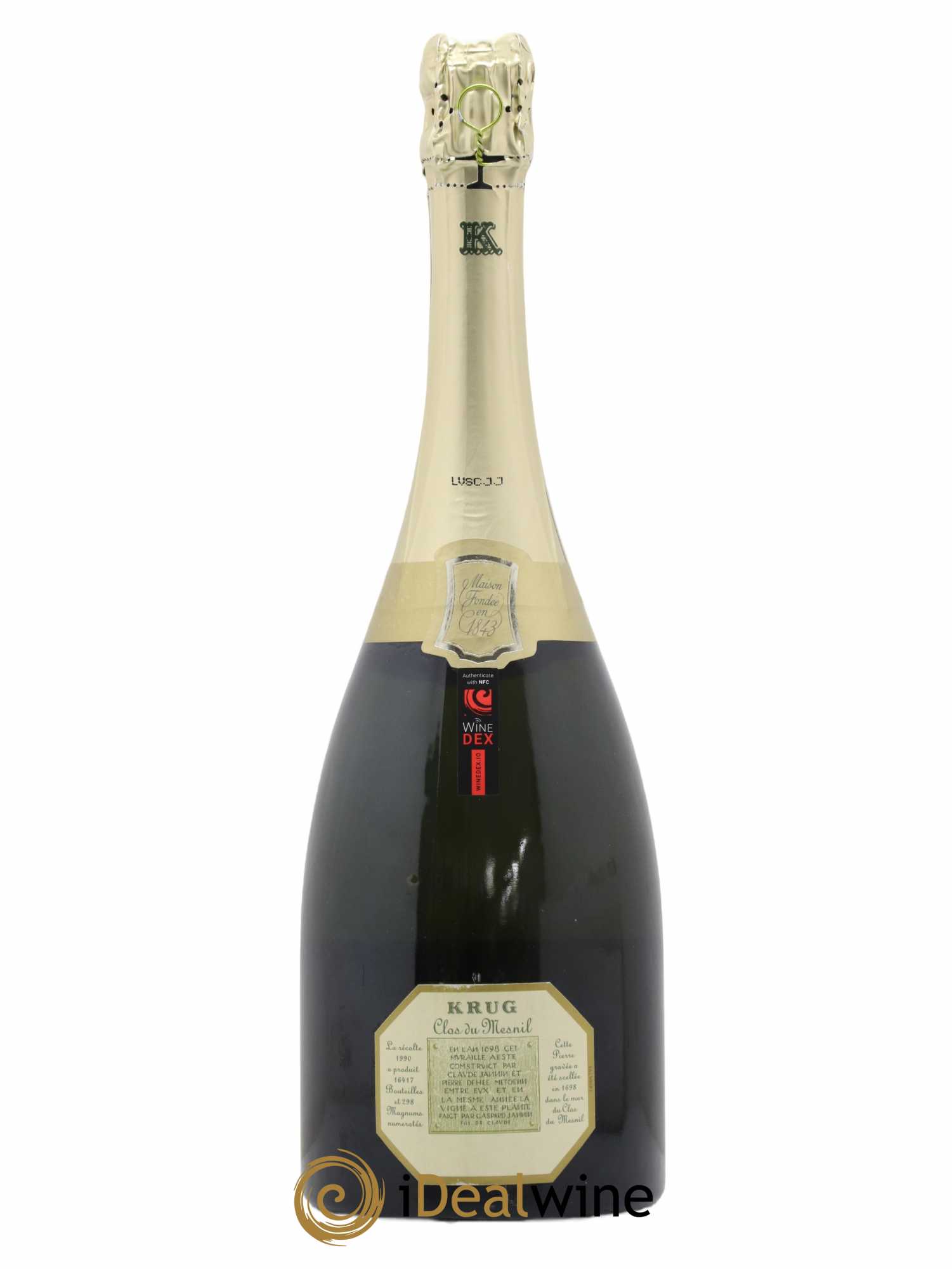 Clos du Mesnil Krug 1990 - Lot de 1 bouteille - 1