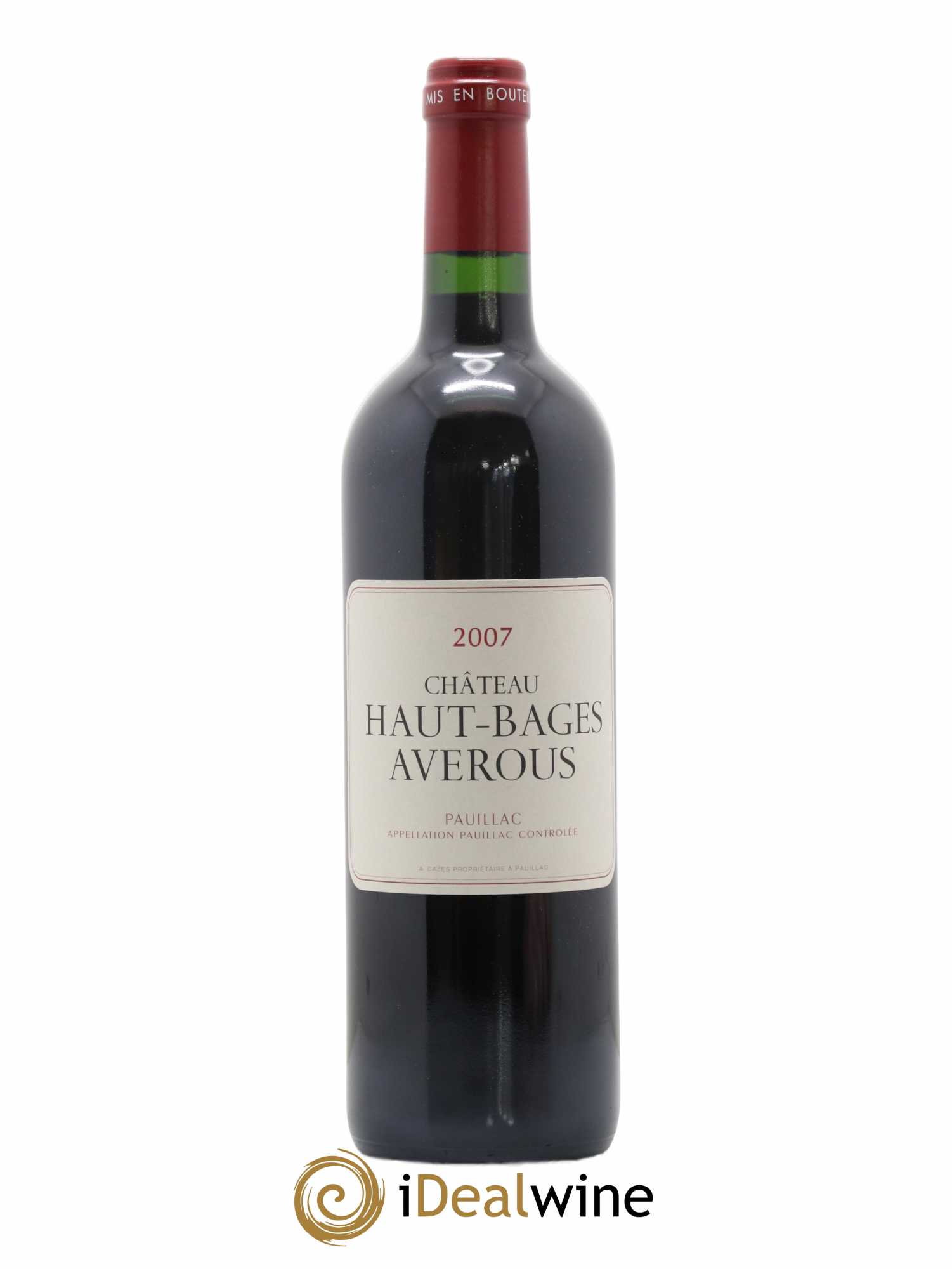 Château Haut Bages Averous Cru Bourgeois 2007 - Lot de 1 bouteille - 0
