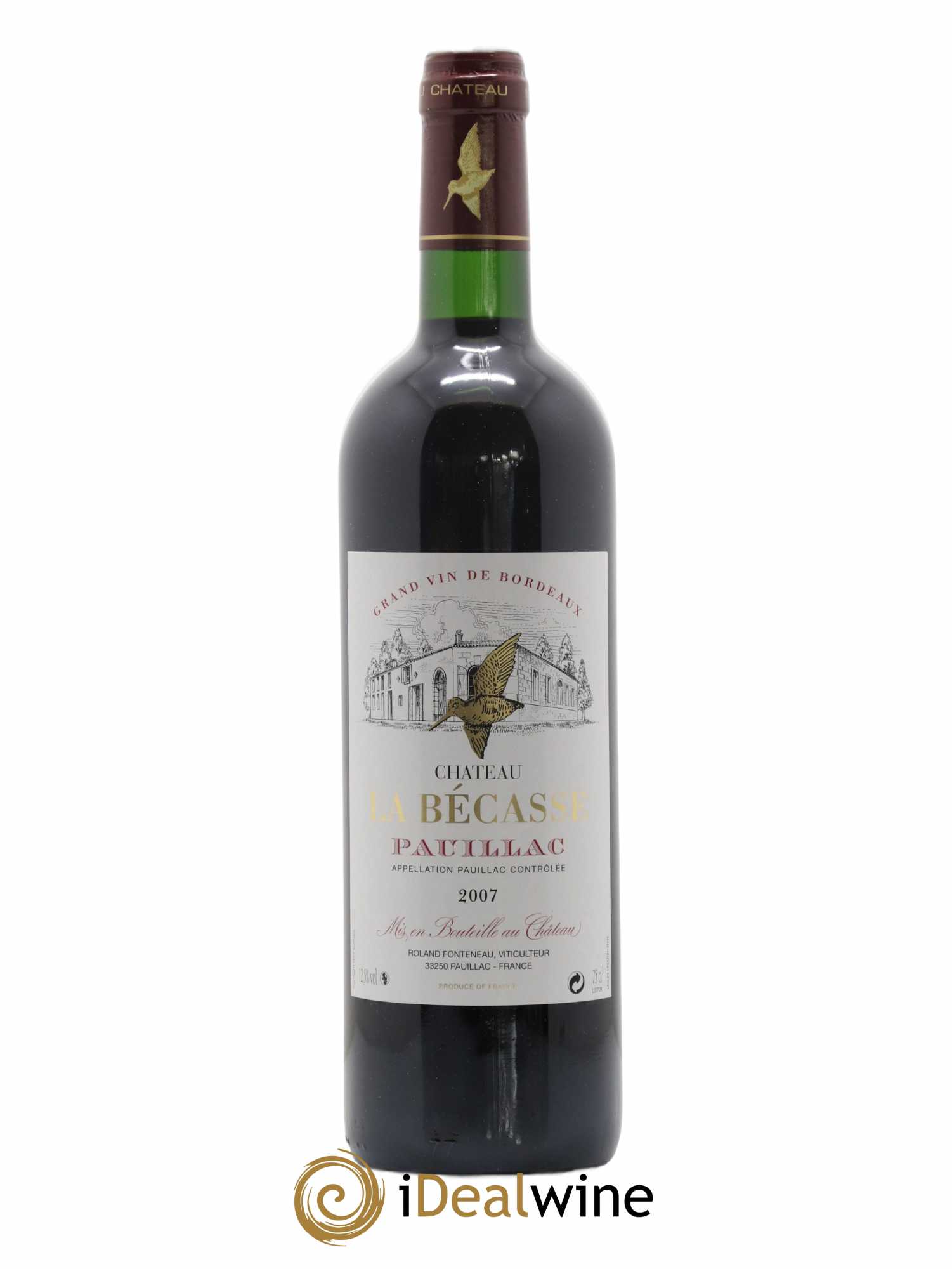 Château la Bécasse 2007 - Lot de 1 bouteille - 0