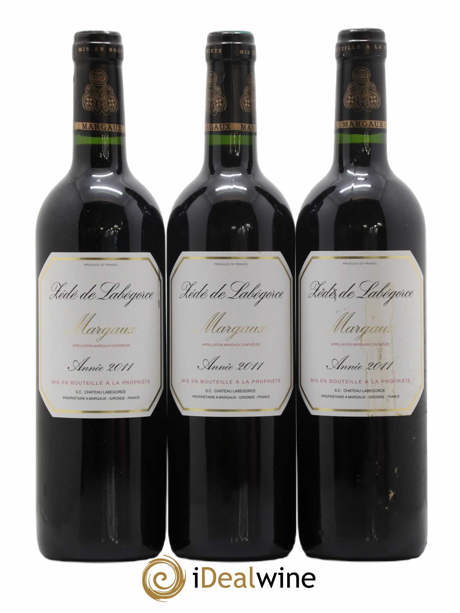 Zédé de Labegorce 2011 - Lot de 3 bouteilles - 0