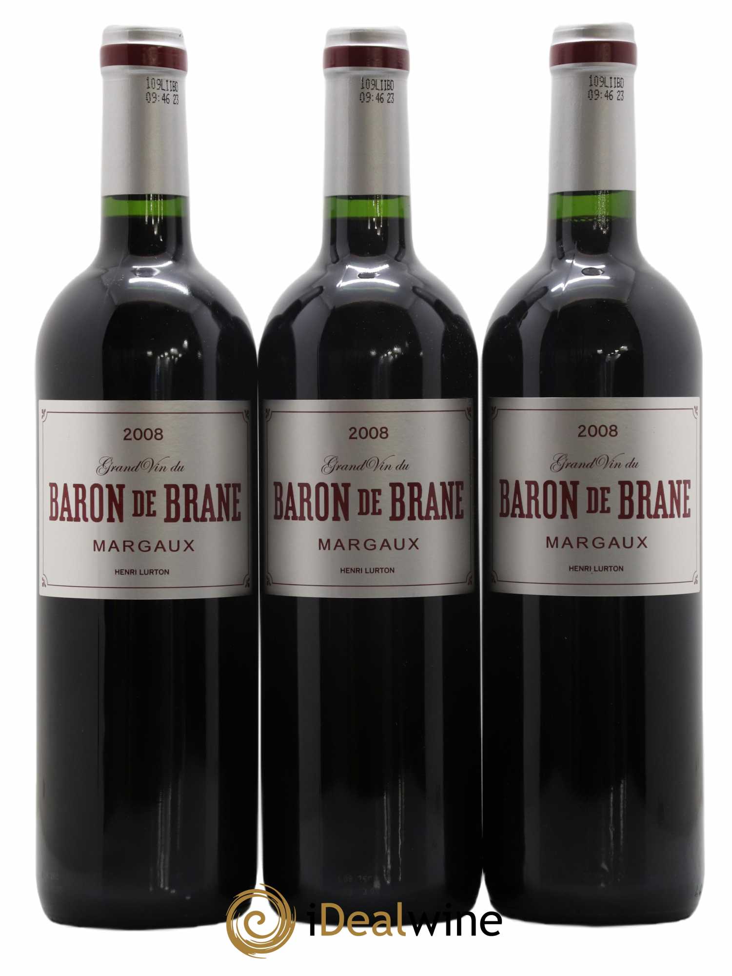 Baron de Brane Second Vin 2008 - Lot de 3 bouteilles - 0