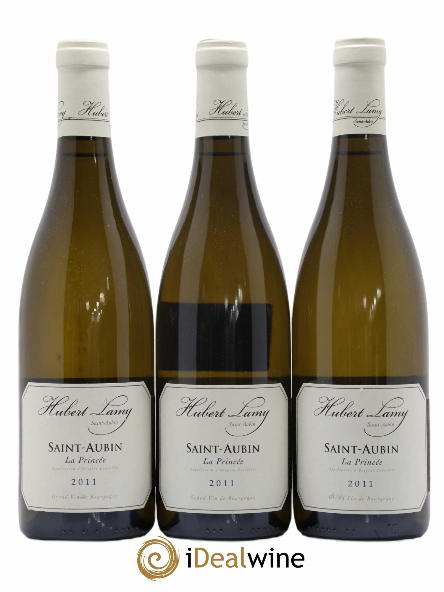 Saint-Aubin La Princée Hubert Lamy 2011 - Lot de 3 bouteilles - 0