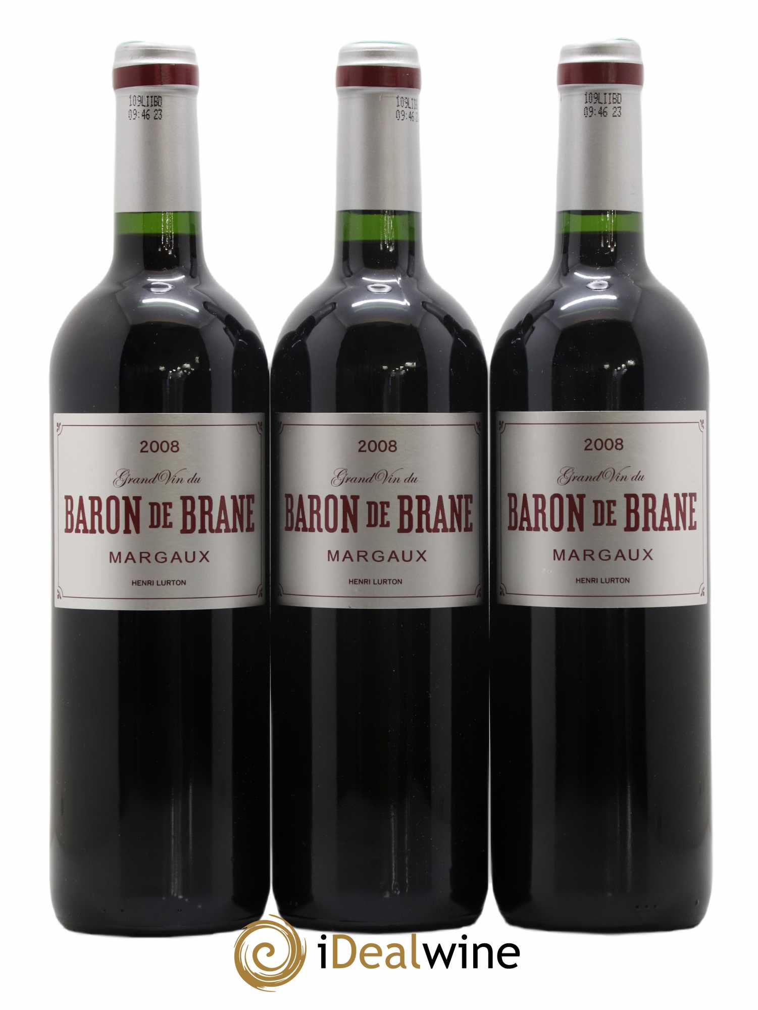 Baron de Brane Second Vin 2008 - Lot de 3 bouteilles - 0