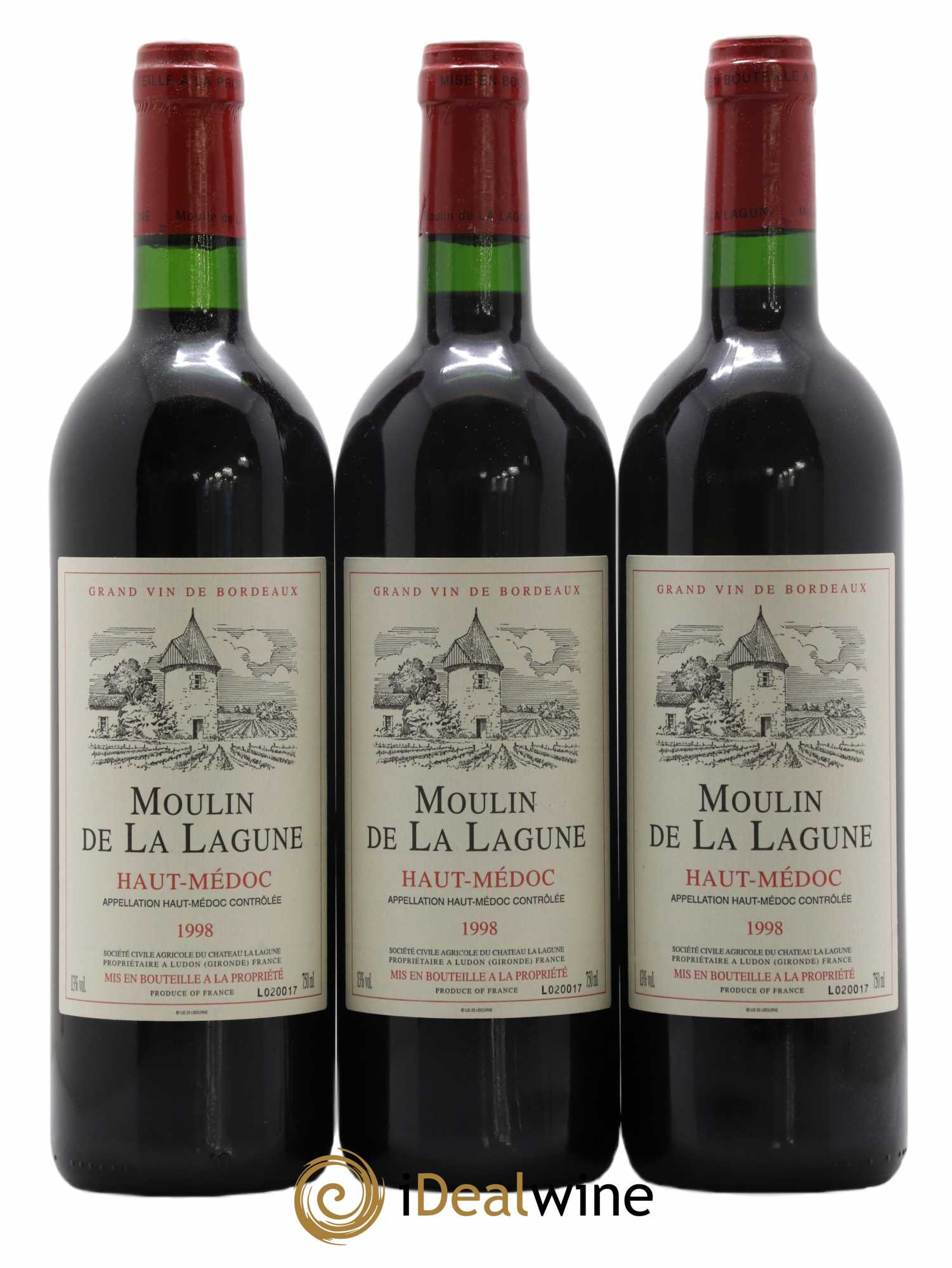 Moulin de La Lagune Second Vin 1998 - Lot de 12 bouteilles - 2