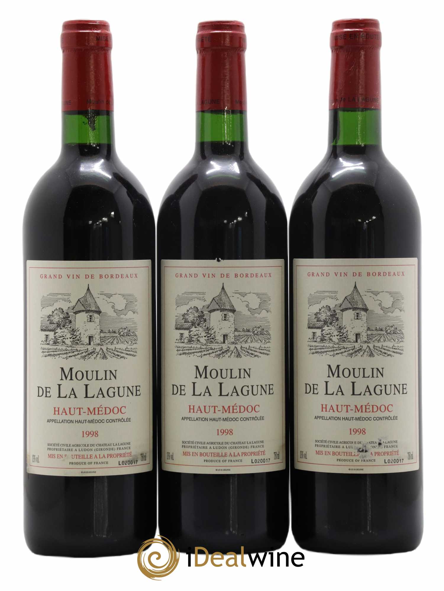 Moulin de La Lagune Second Vin 1998 - Lot de 12 bouteilles - 3