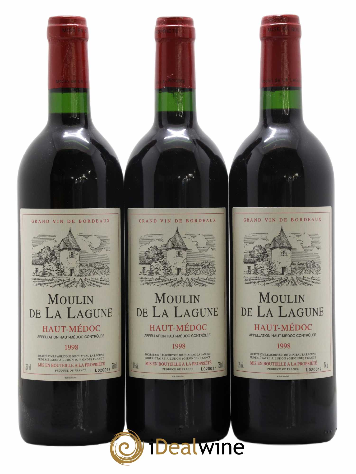 Moulin de La Lagune Second Vin 1998 - Lot de 12 bouteilles - 4