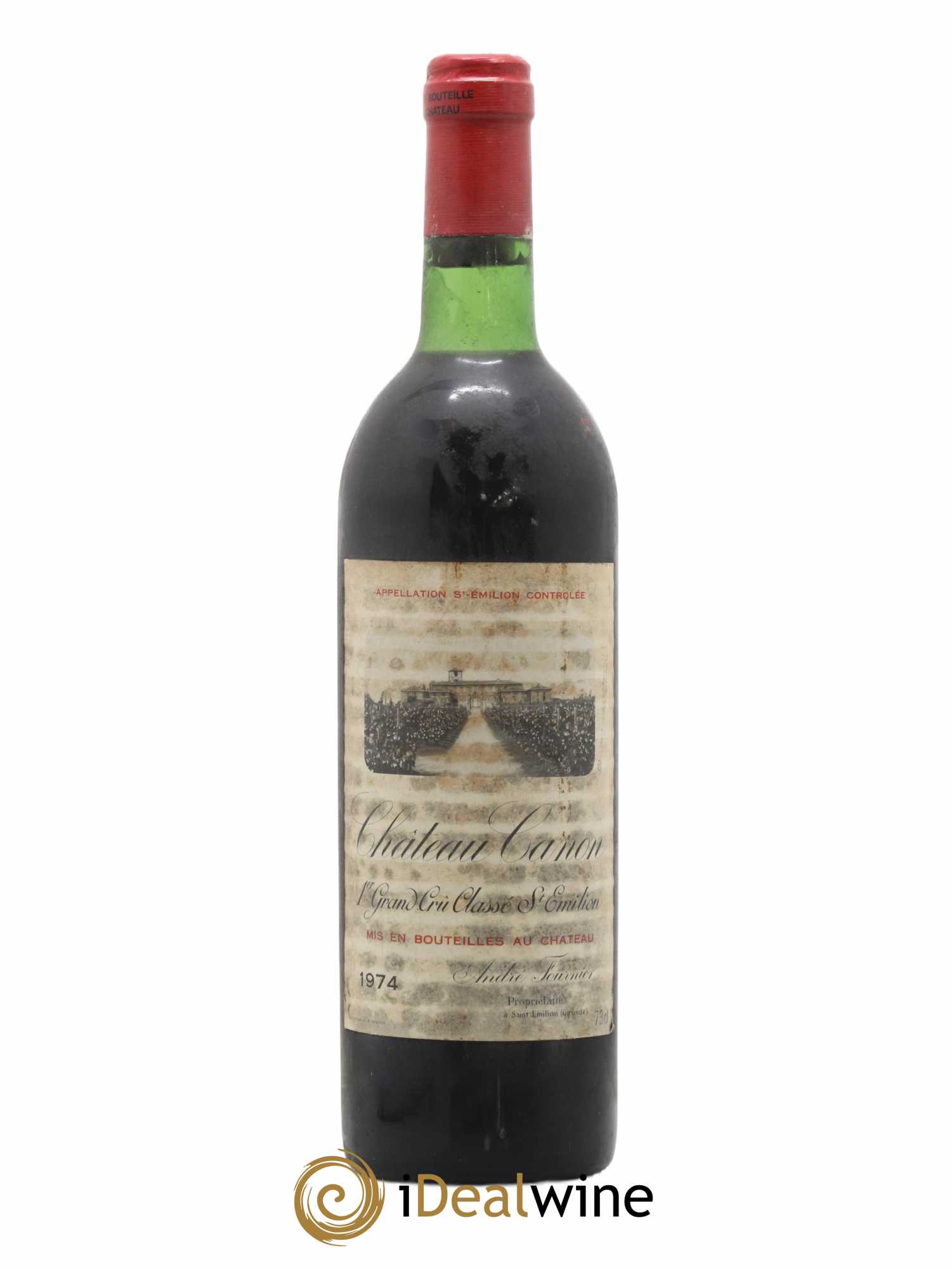 Château Canon 1er Grand Cru Classé B 1974 - Lot de 1 bouteille - 0