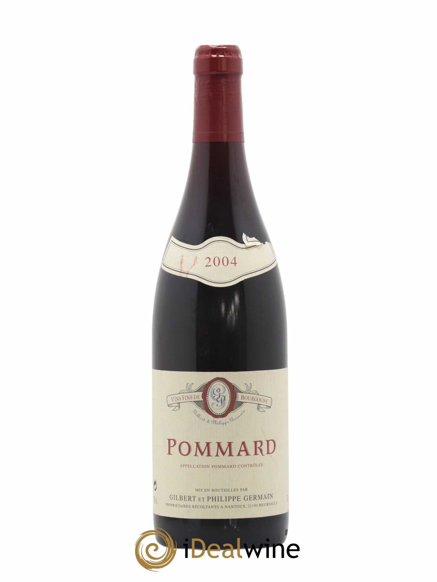 Pommard Gilbert et Philippe Germain 2004 - Lot de 1 bouteille - 0