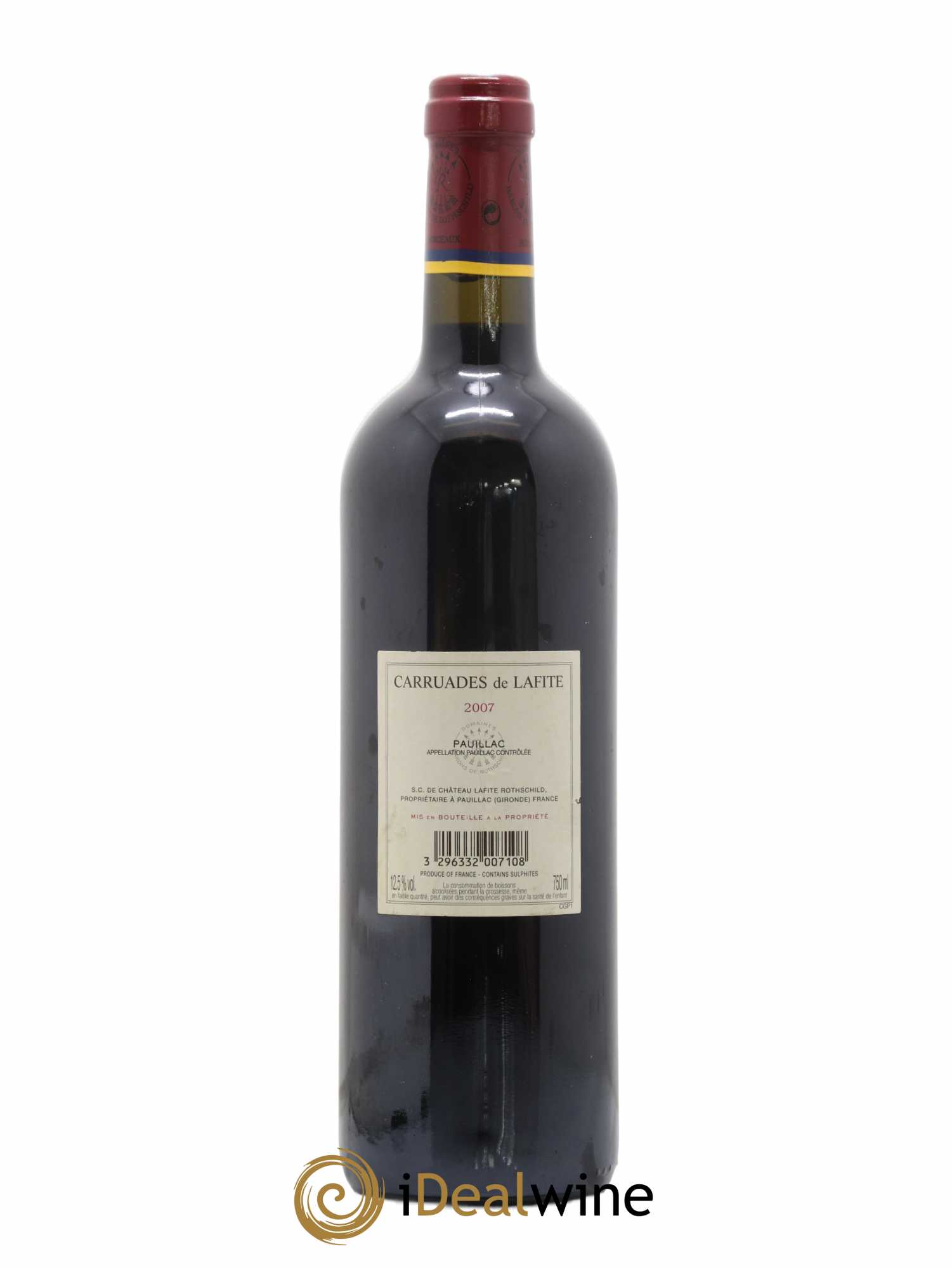 Carruades de Lafite Rothschild Second Vin 2007 - Lot de 1 bouteille - 1