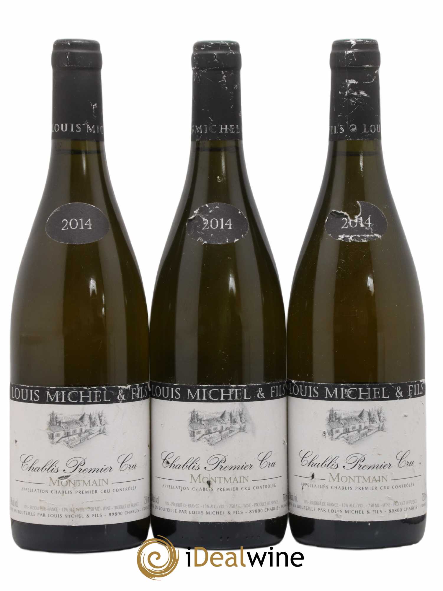 Chablis 1er Cru Montmain Louis Michel 2014 - Lot de 3 bouteilles - 0