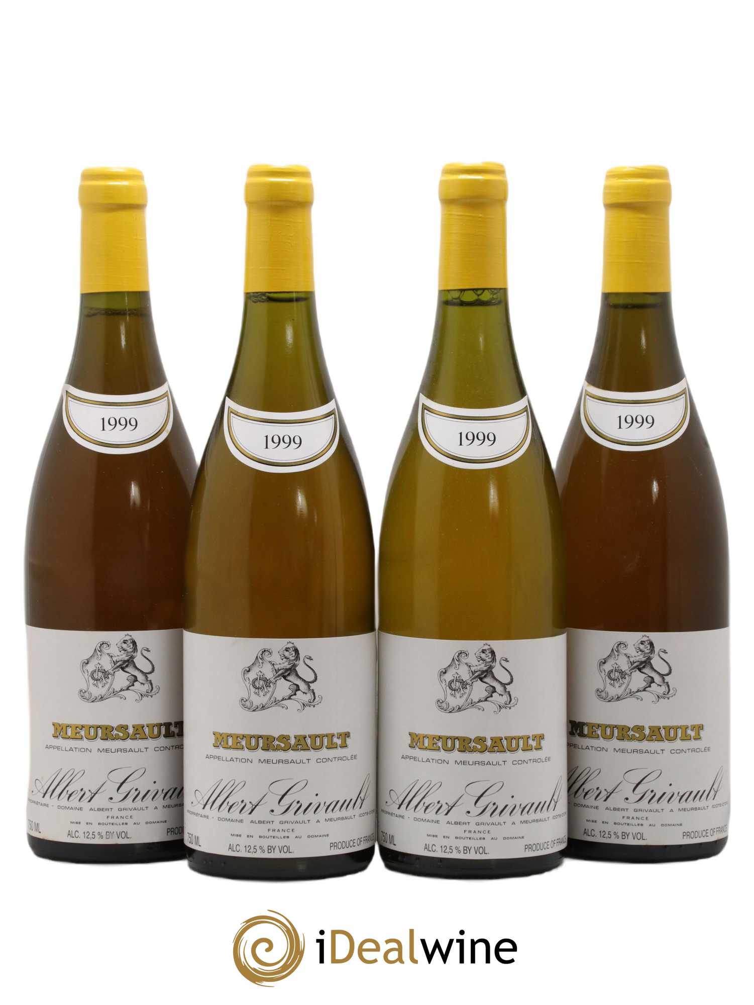 Meursault Albert Grivault 1999 - Lot de 4 bouteilles - 0