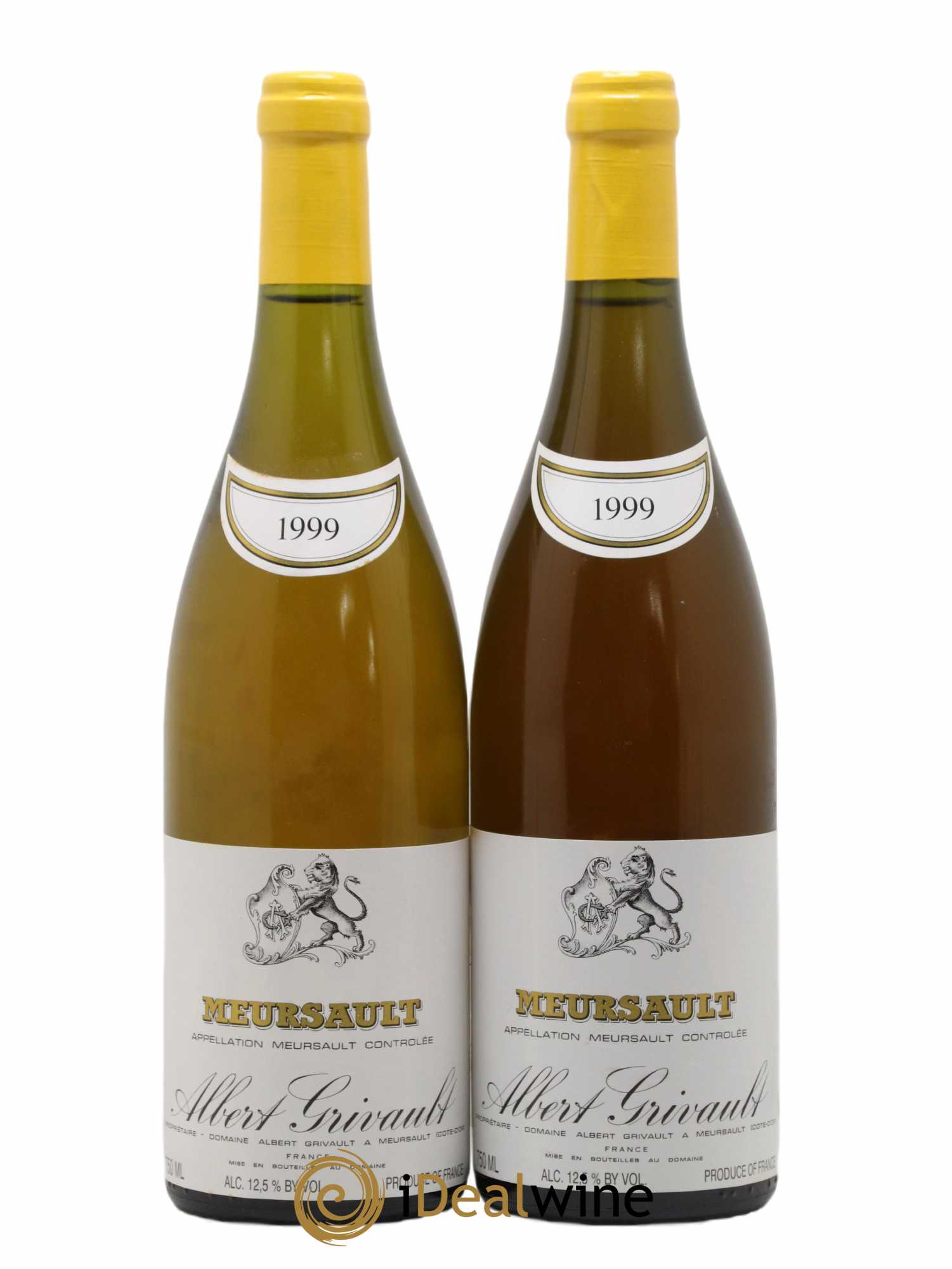 Meursault Albert Grivault 1999 - Lot de 2 bouteilles - 0