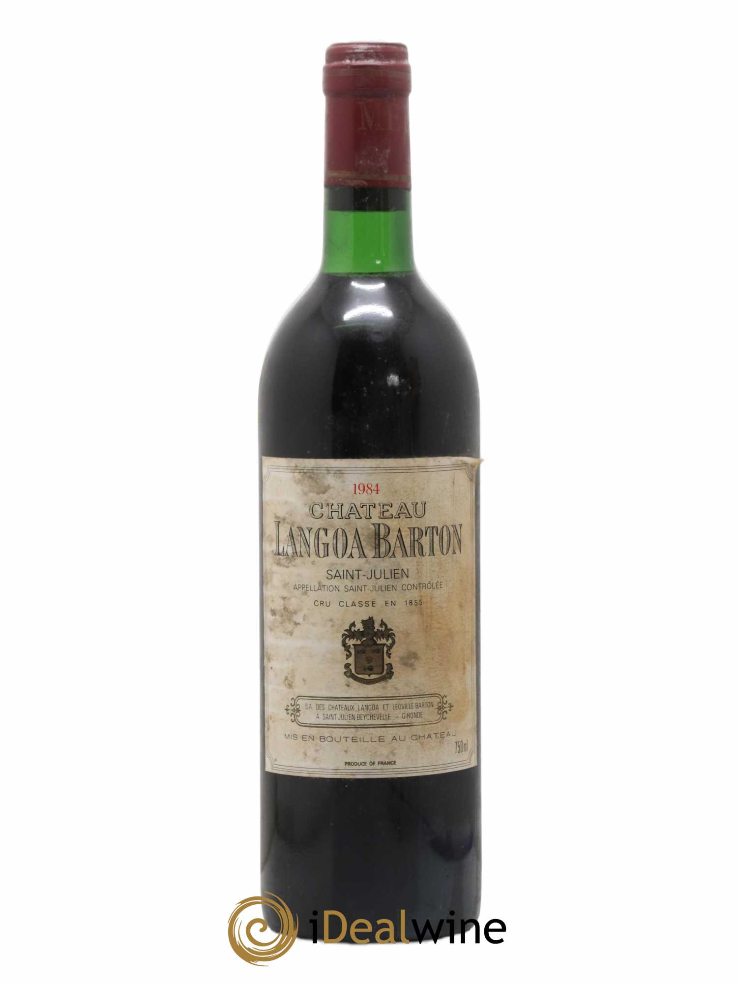 Château Langoa Barton 3ème Grand Cru Classé 1984 - Lot de 1 bouteille - 0