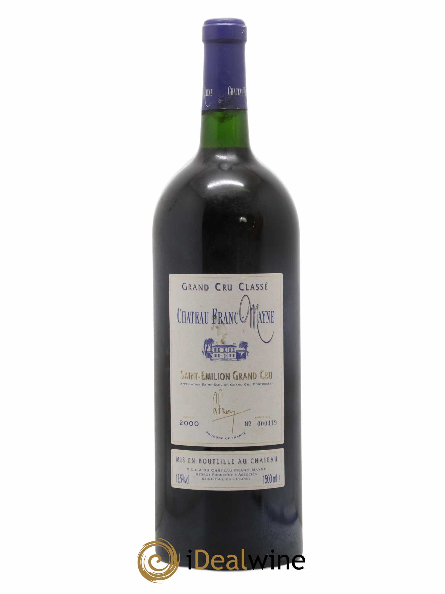Château Franc Mayne Grand Cru Classé 2000 - Lot de 1 magnum - 0