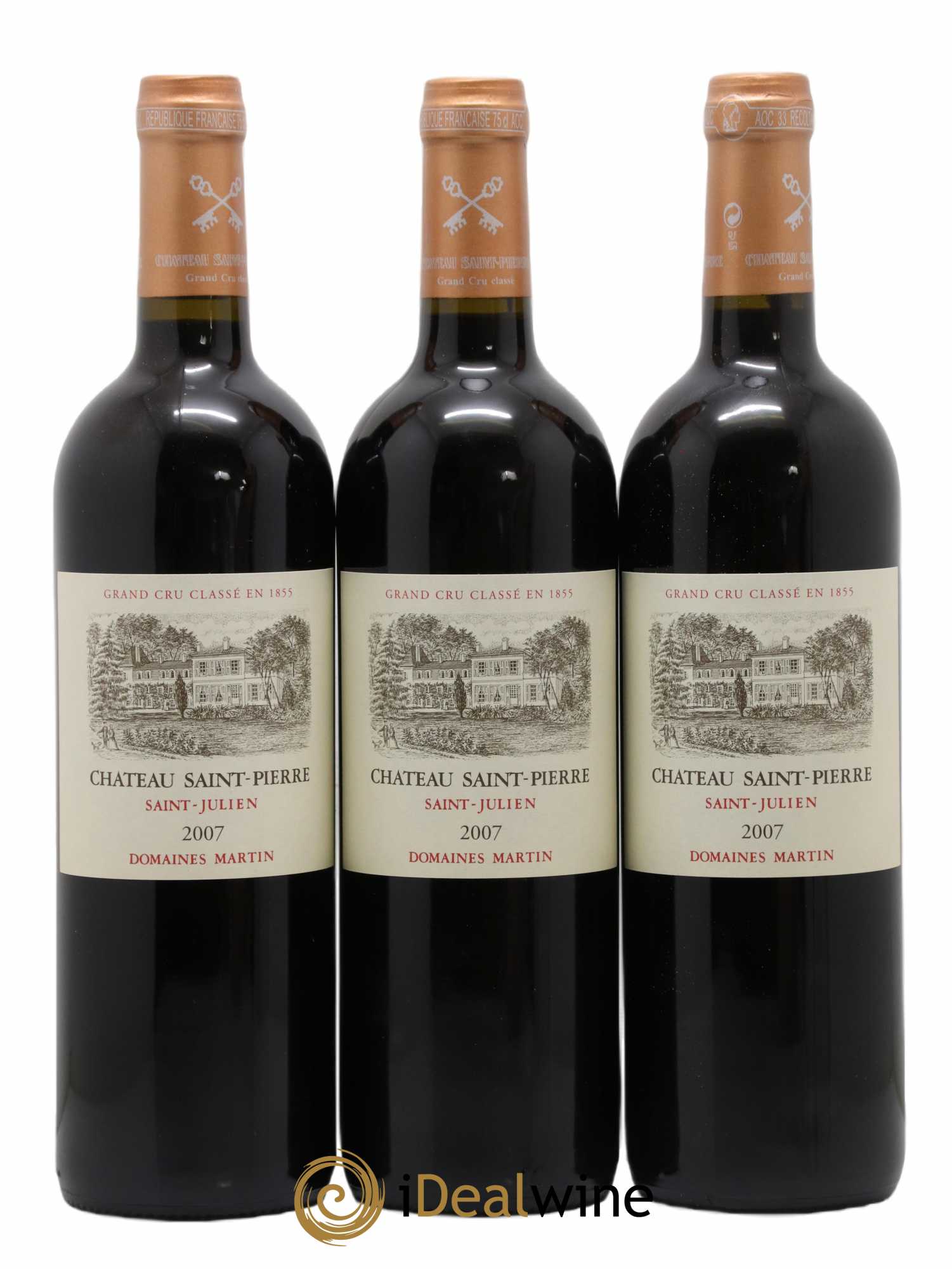 Château Saint-Pierre 4ème Grand Cru Classé 2007 - Lot de 12 bouteilles - 2