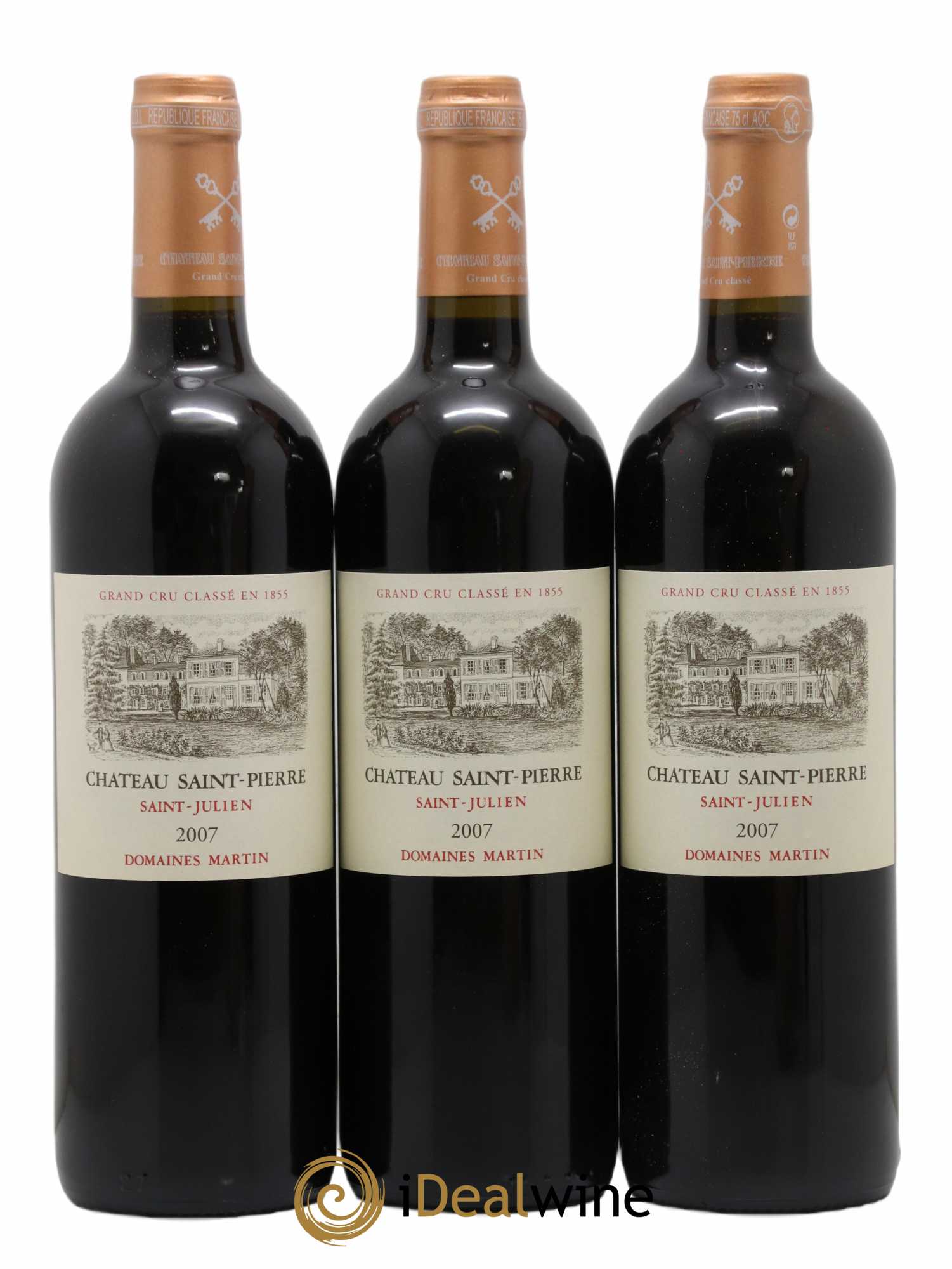 Château Saint-Pierre 4ème Grand Cru Classé 2007 - Lot de 12 bouteilles - 3