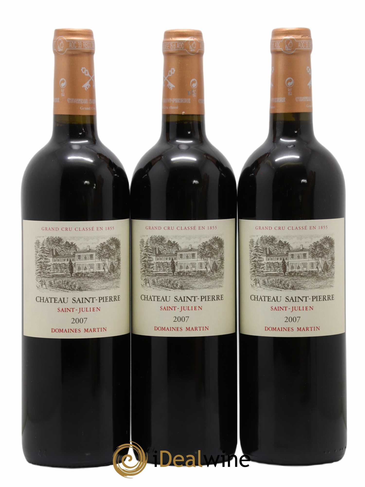 Château Saint-Pierre 4ème Grand Cru Classé 2007 - Lot de 12 bouteilles - 4