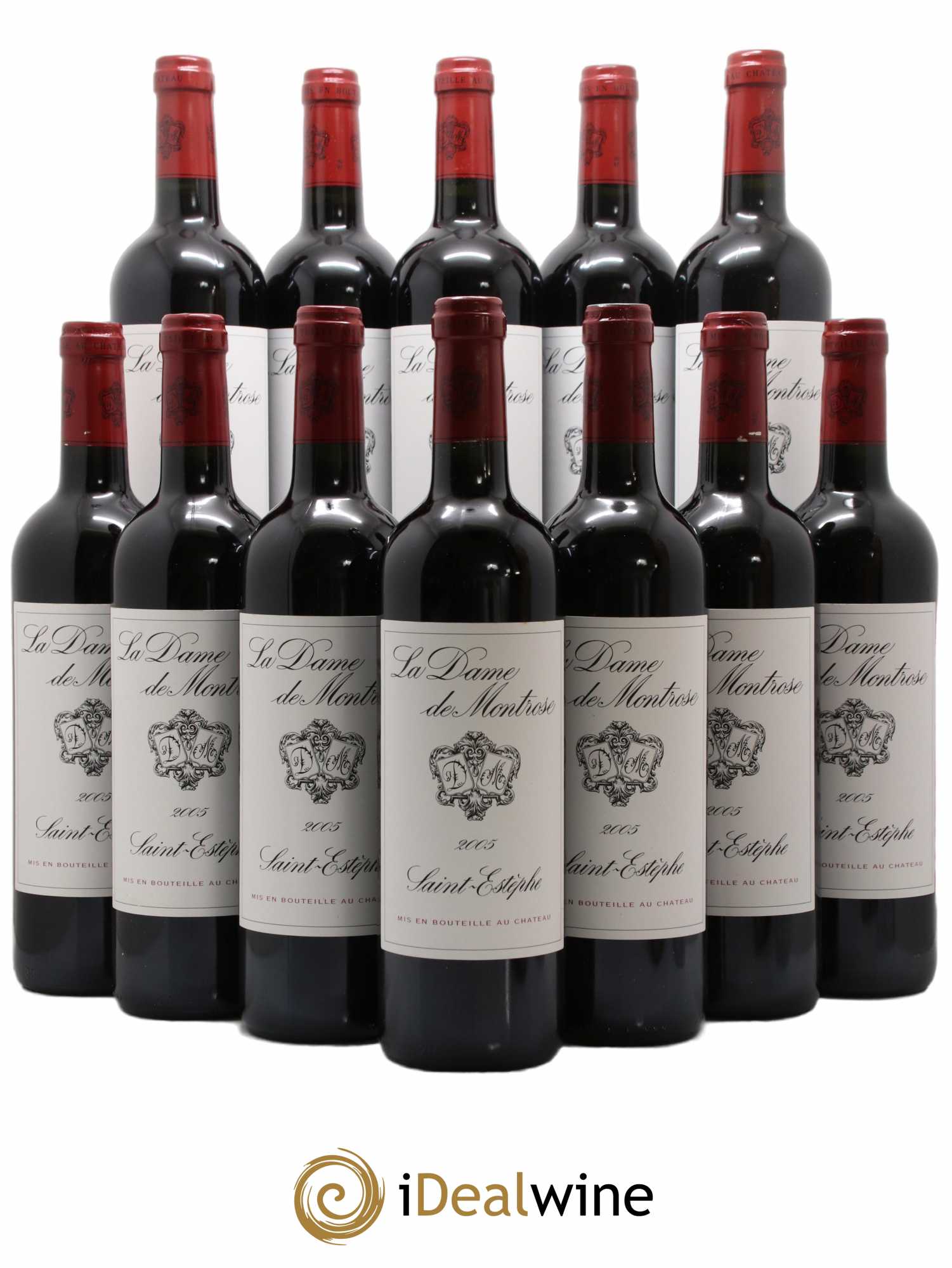 La Dame de Montrose Second Vin 2005 - Lot de 12 bouteilles - 0