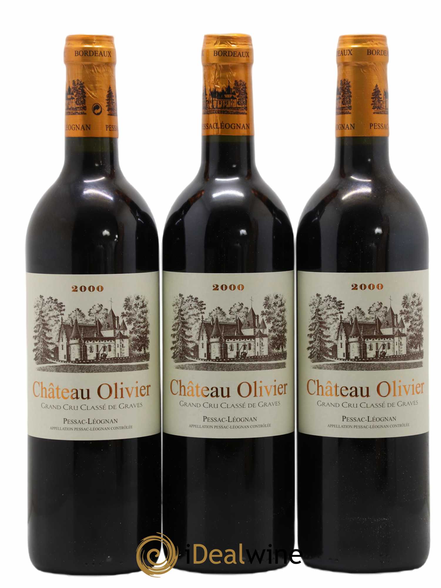 Château Olivier Cru Classé de Graves 2000 - Lot de 12 bouteilles - 3