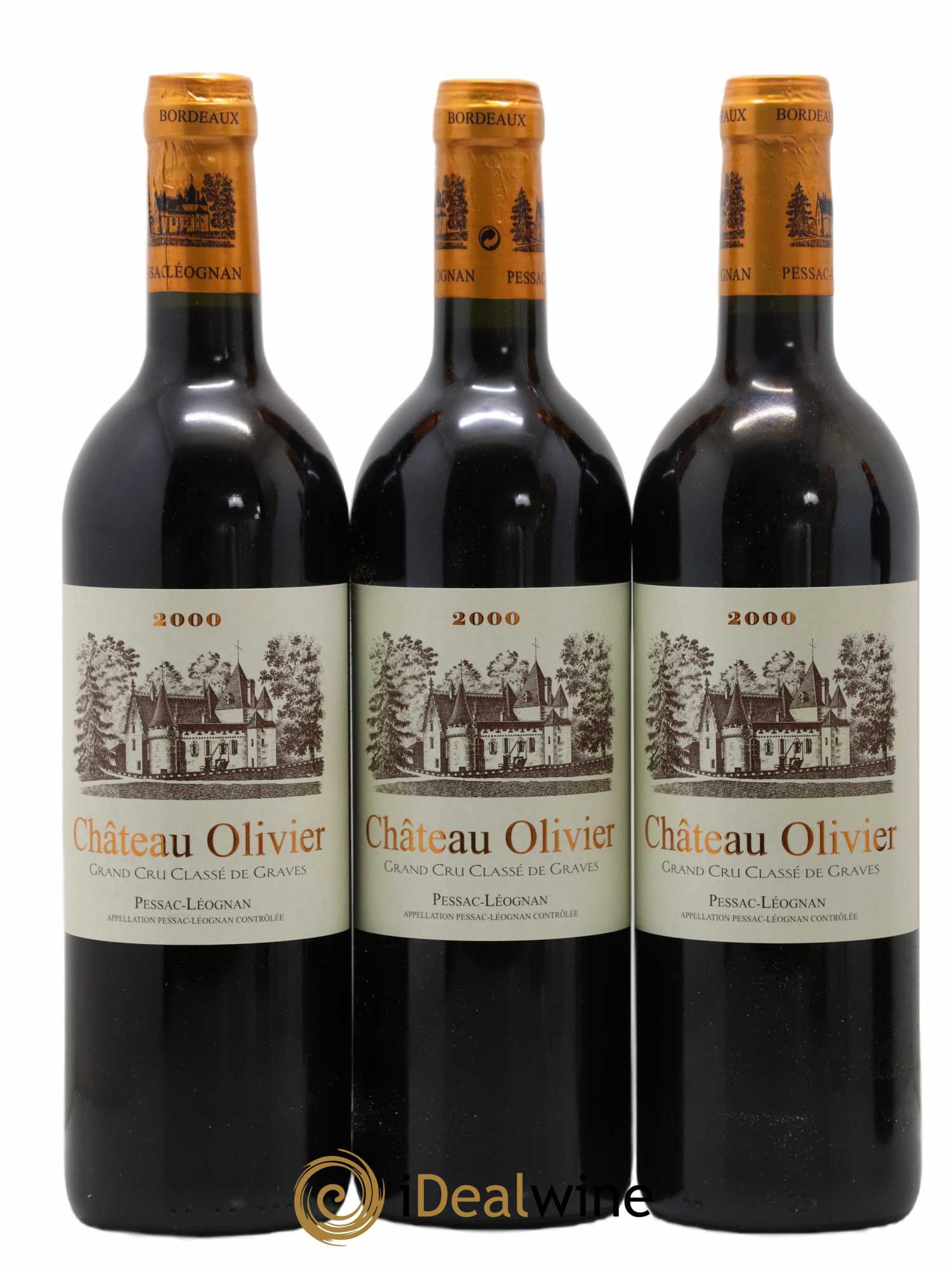 Château Olivier Cru Classé de Graves 2000 - Lot de 12 bouteilles - 4
