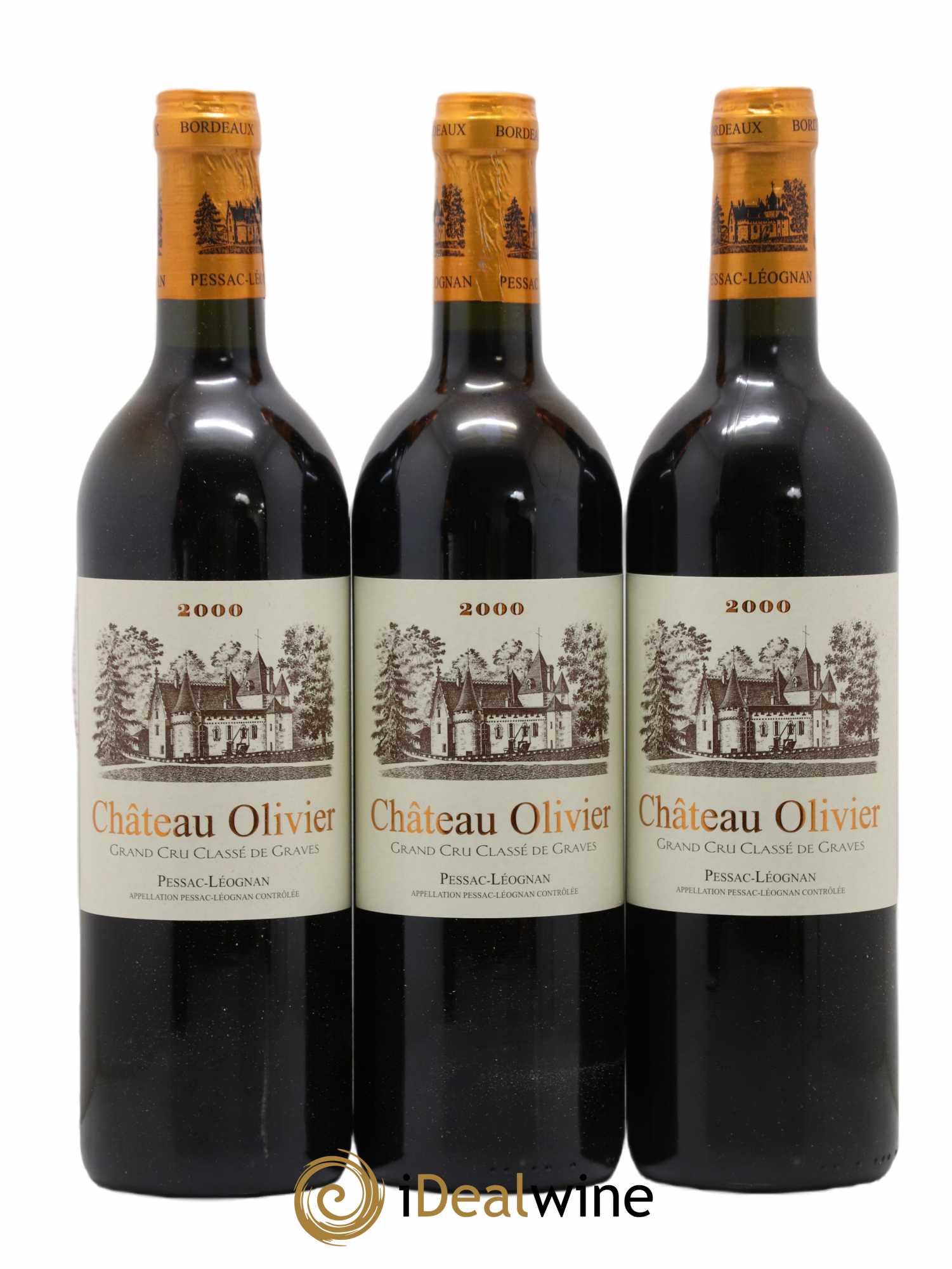Château Olivier Cru Classé de Graves 2000 - Lot de 12 bouteilles - 1
