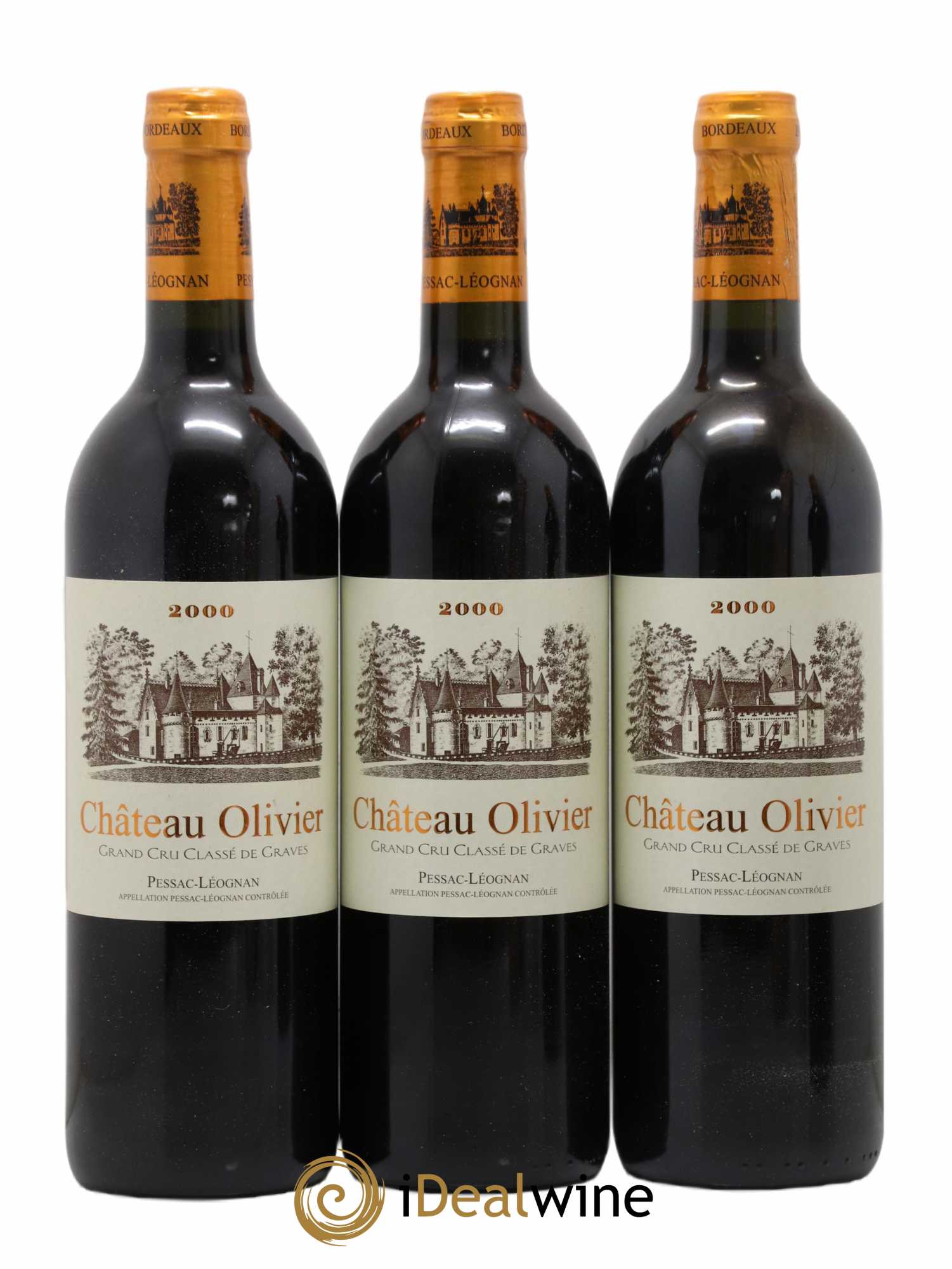 Château Olivier Cru Classé de Graves 2000 - Lot de 12 bouteilles - 3