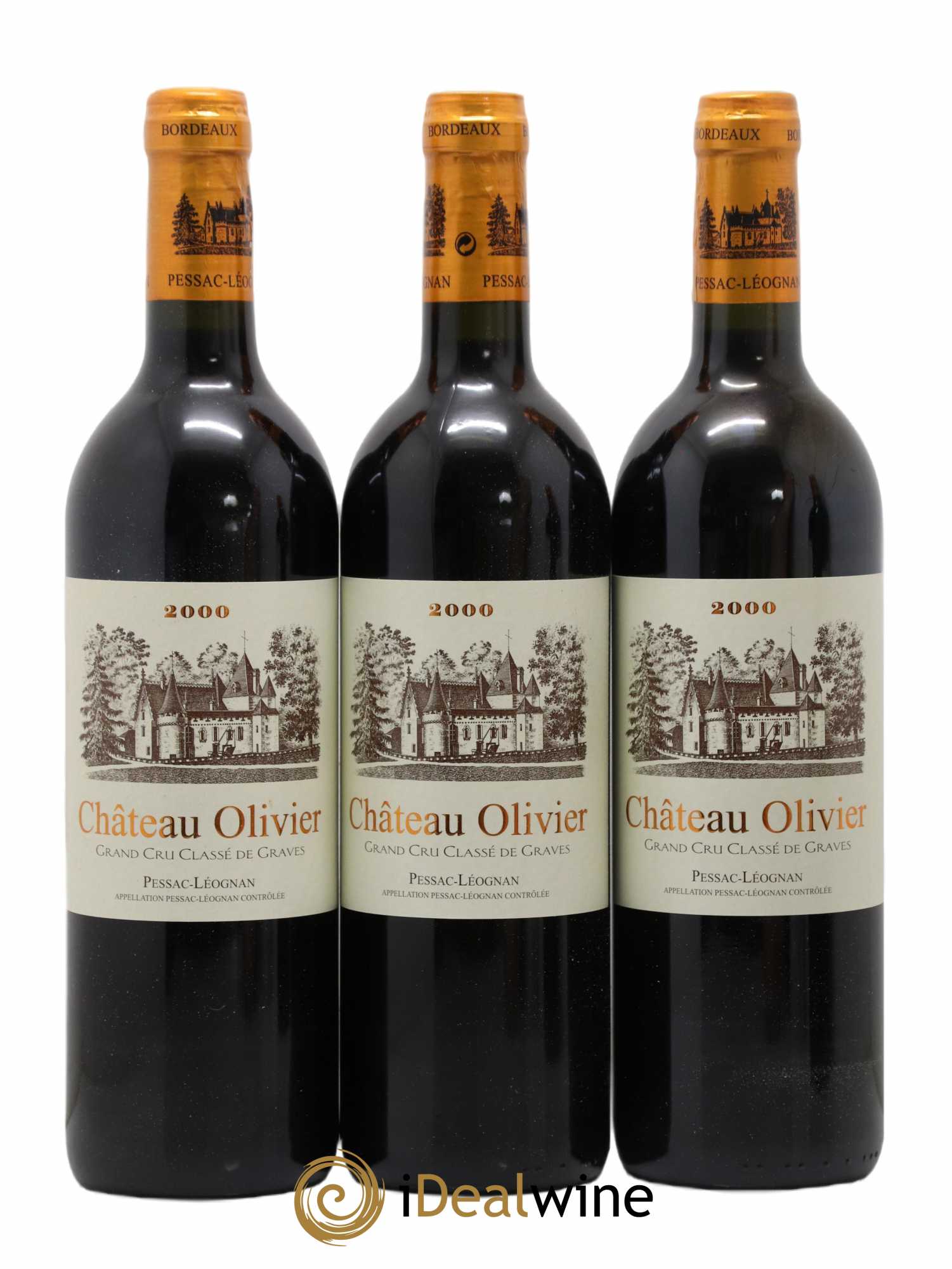 Château Olivier Cru Classé de Graves 2000 - Lot de 12 bouteilles - 4