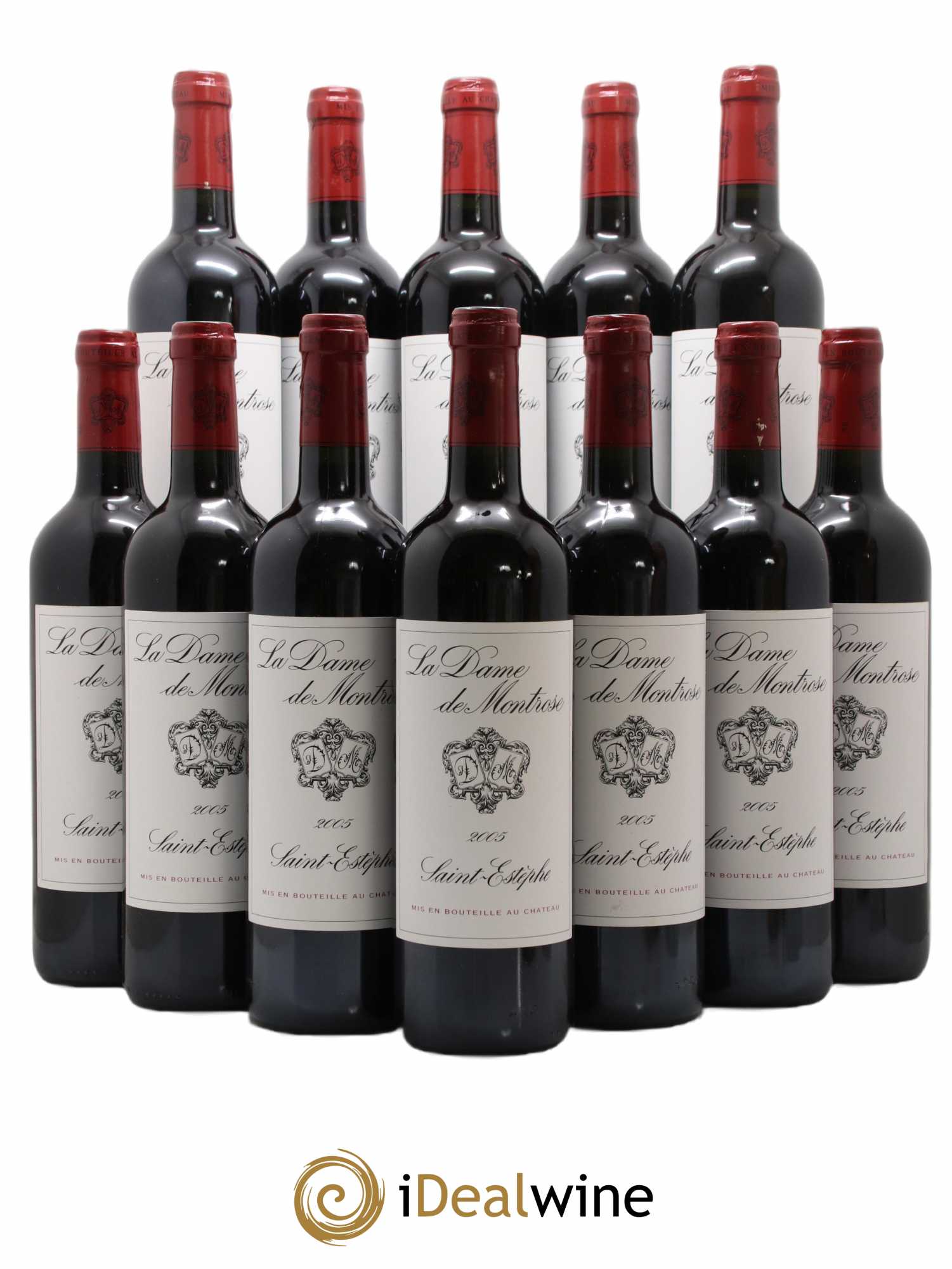 La Dame de Montrose Second Vin 2005 - Lot de 12 bouteilles - 0